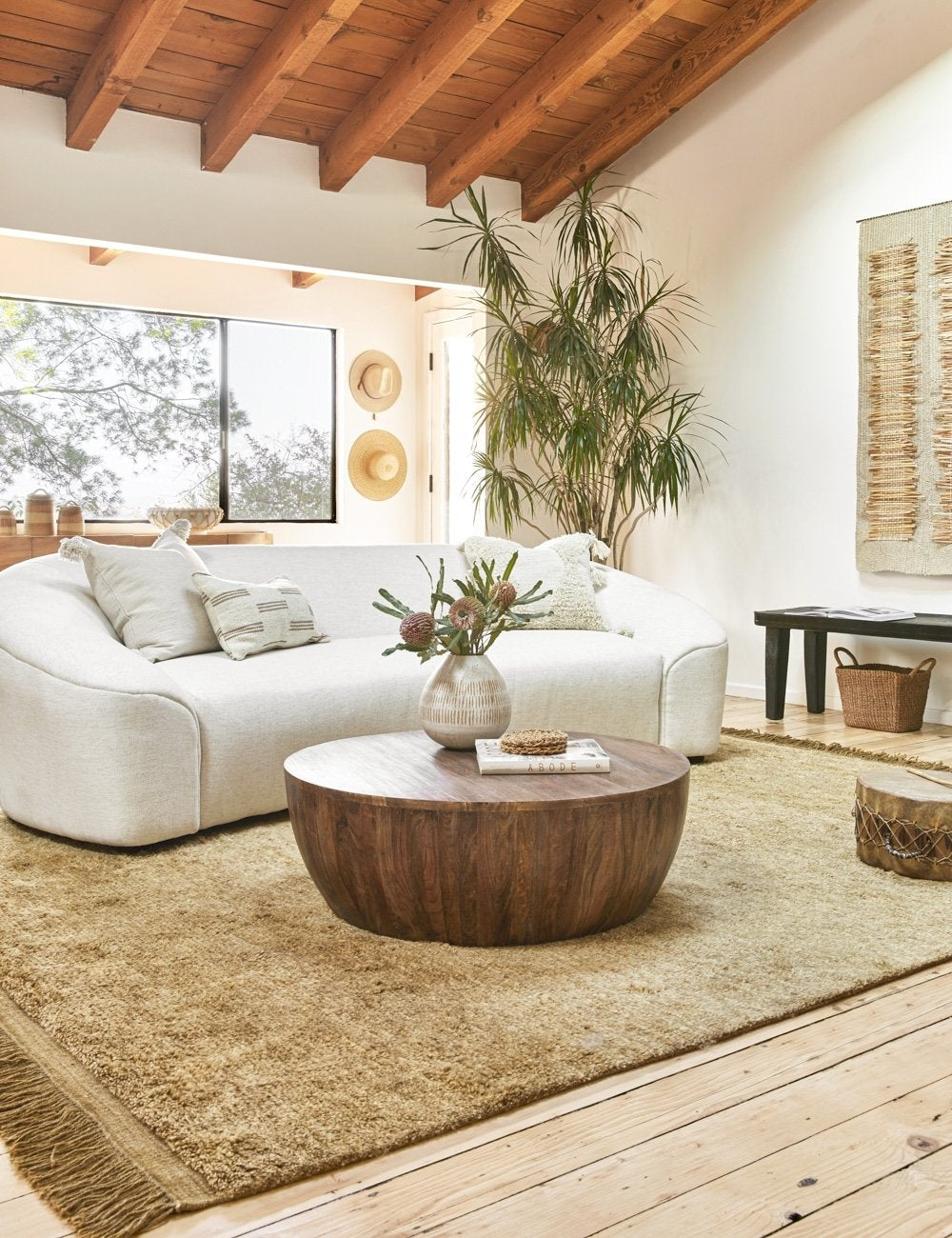 Jacob Round Coffee Table by Arteriors