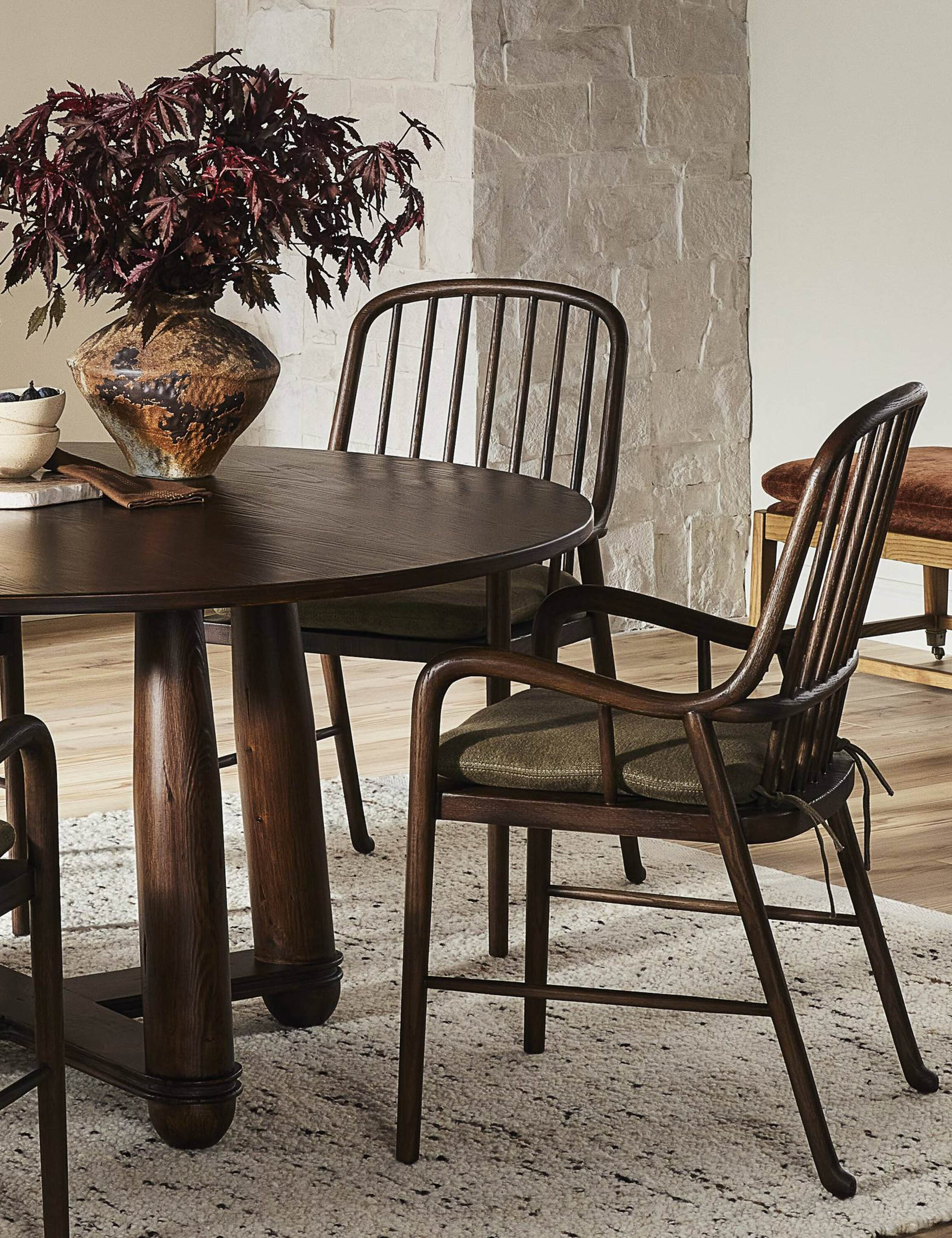 Hemmings Round Dining Table by Amber Lewis x Four Hands