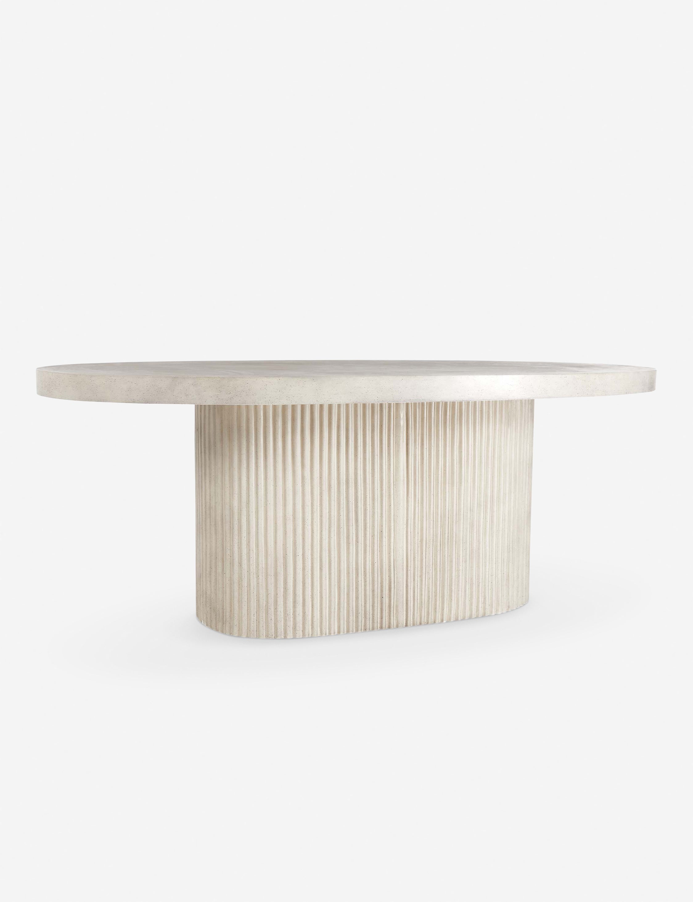 Lelia Indoor / Outdoor Oval Dining Table