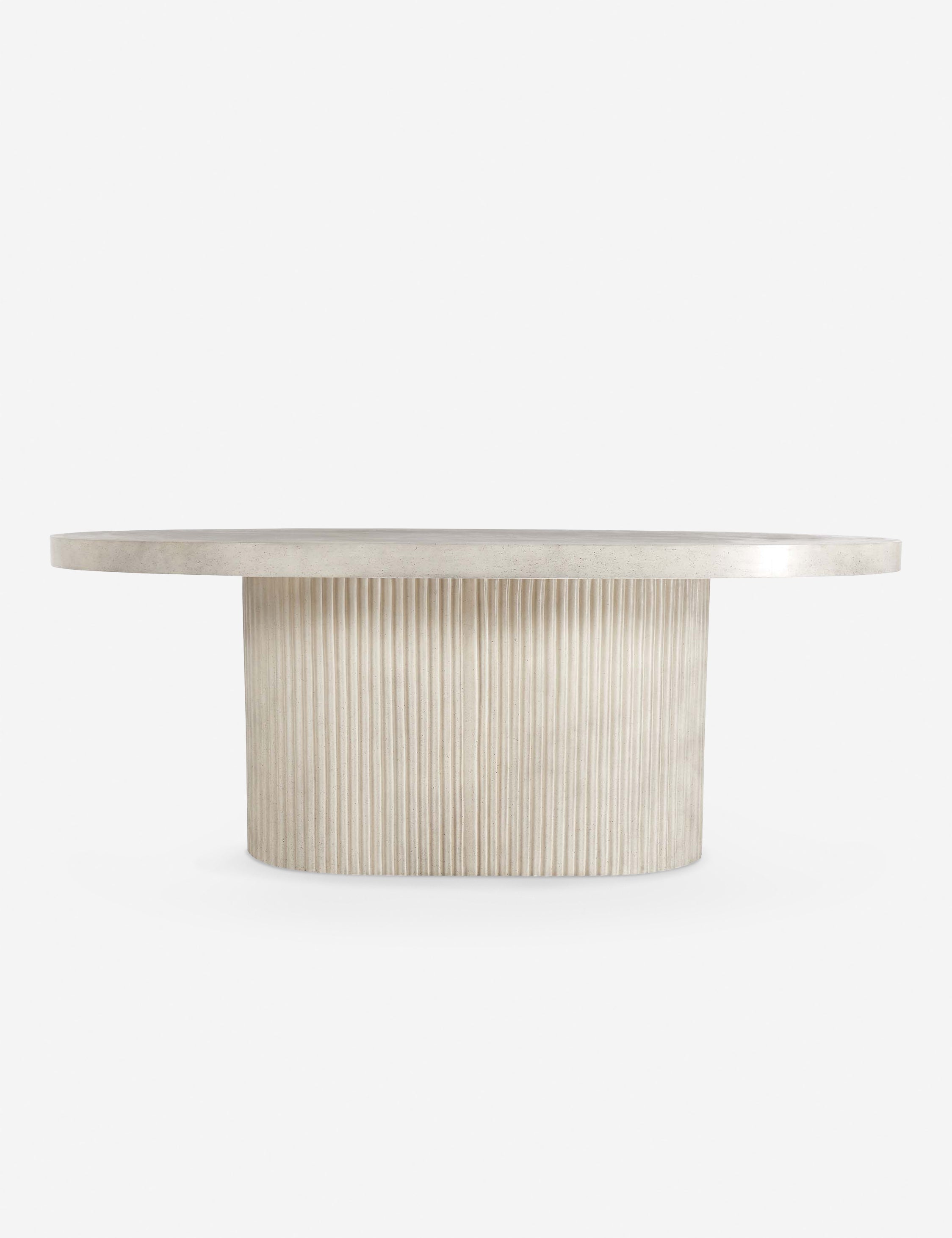 Lelia Indoor / Outdoor Oval Dining Table