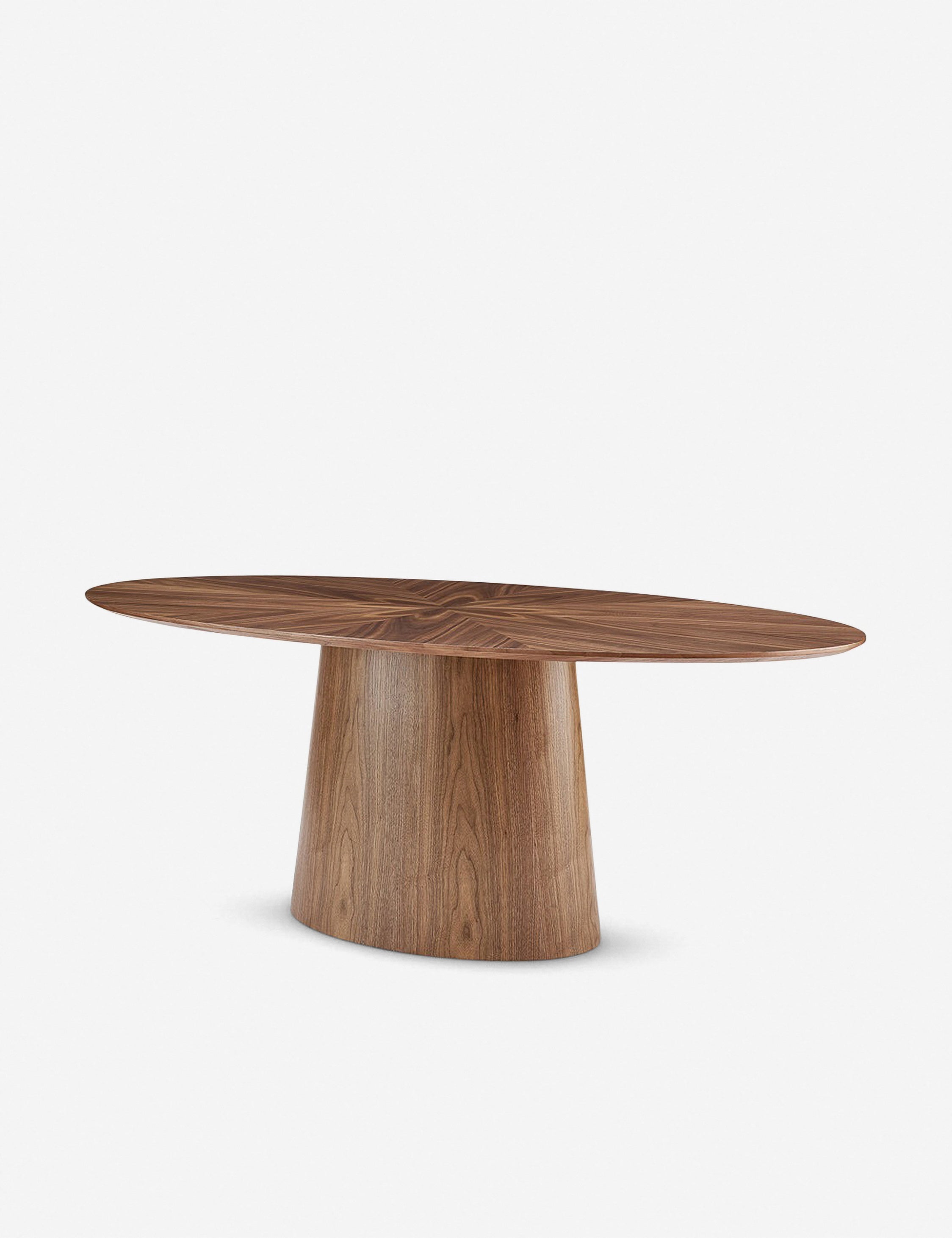 Beth Oval Dining Table, Brown