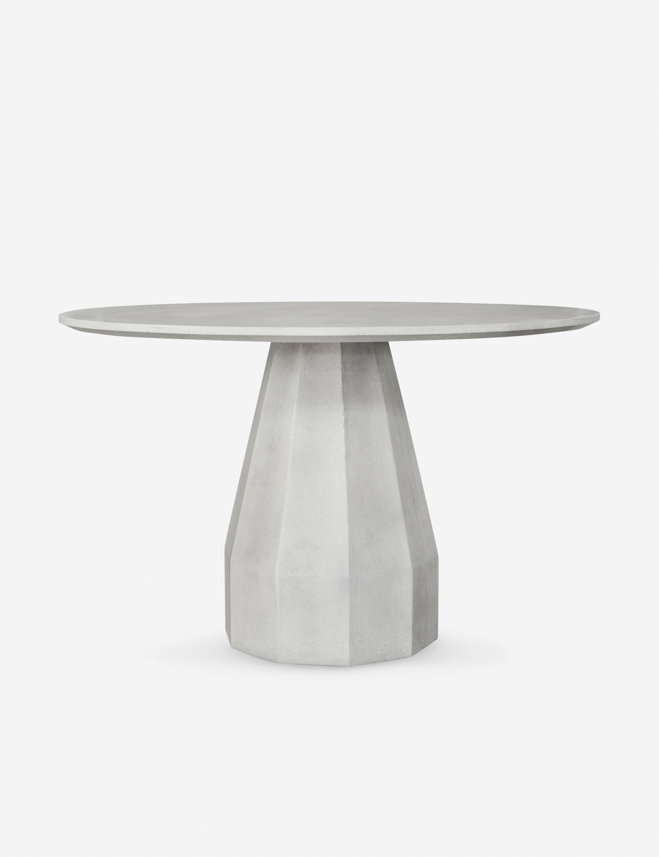 Chrysanthe Indoor / Outdoor Round Dining Table