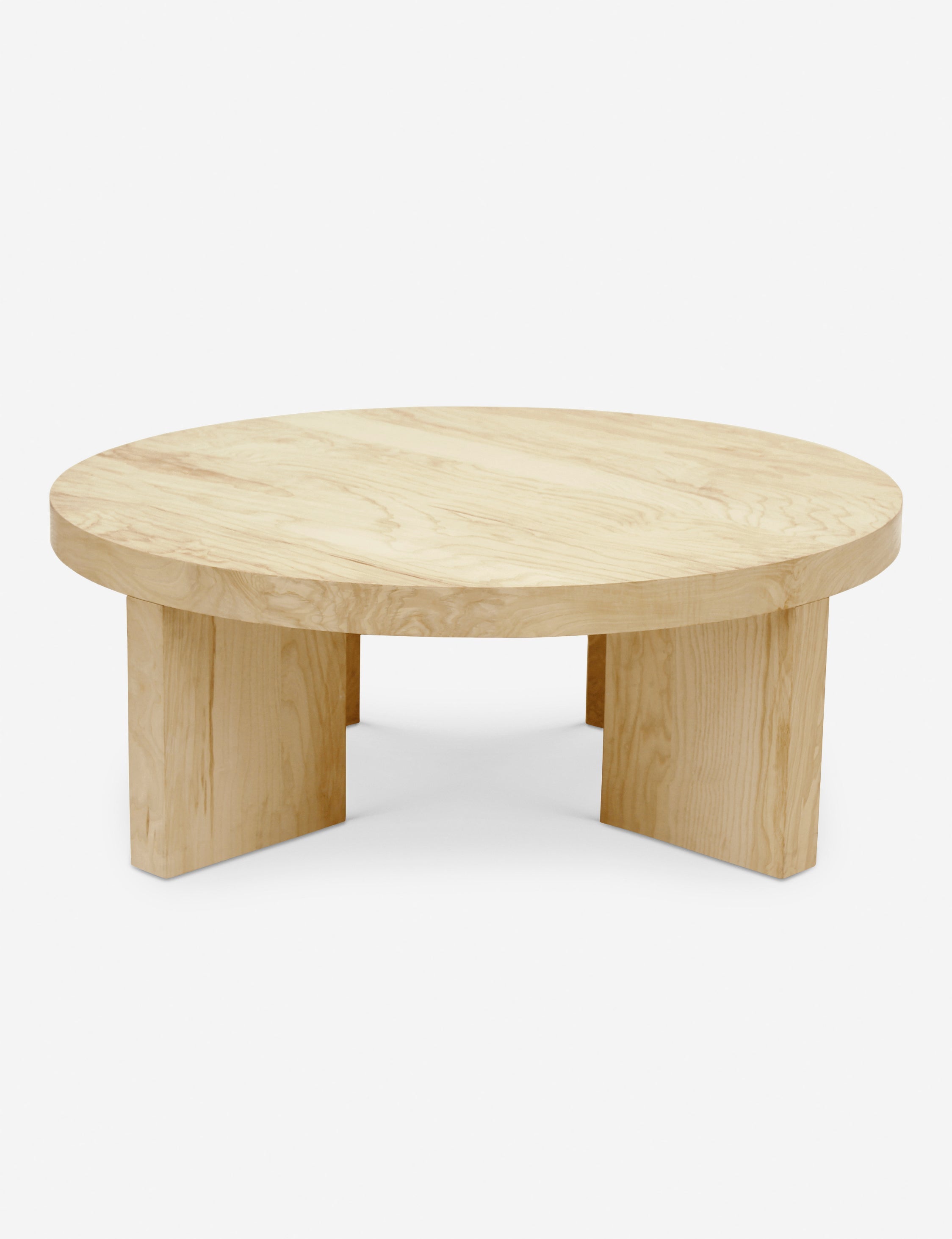 Kearns Round Burl Wood Coffee Table