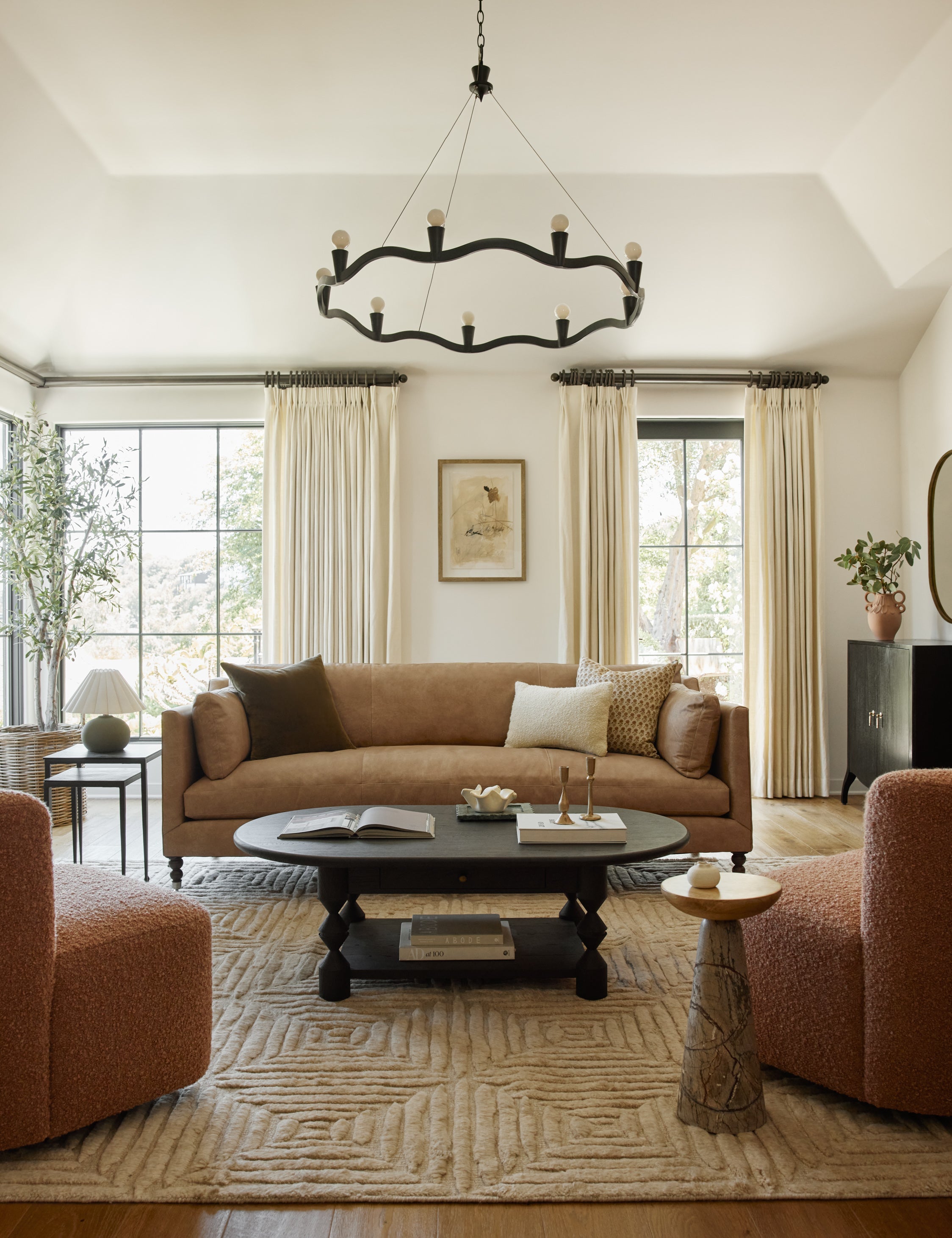 Topia Oval Coffee Table by Ginny Macdonald