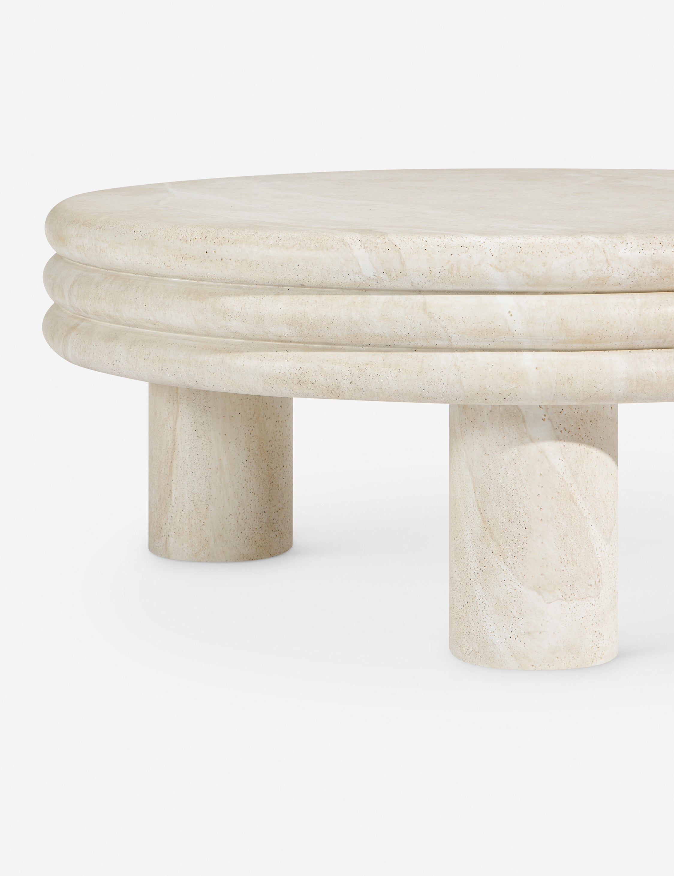 Brittny Round Coffee Table by Button Atelier x Co.House Designs