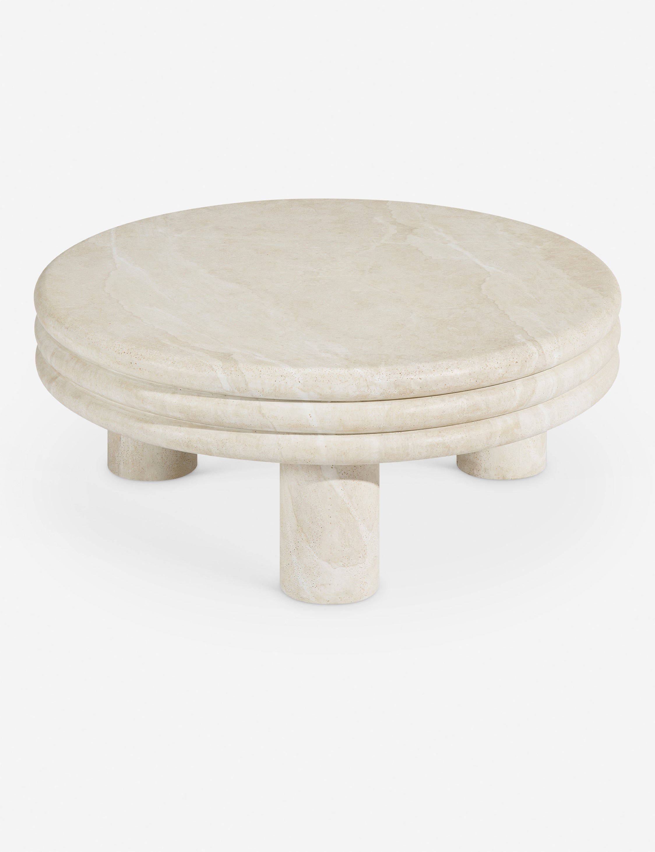 Brittny Round Coffee Table by Button Atelier x Co.House Designs