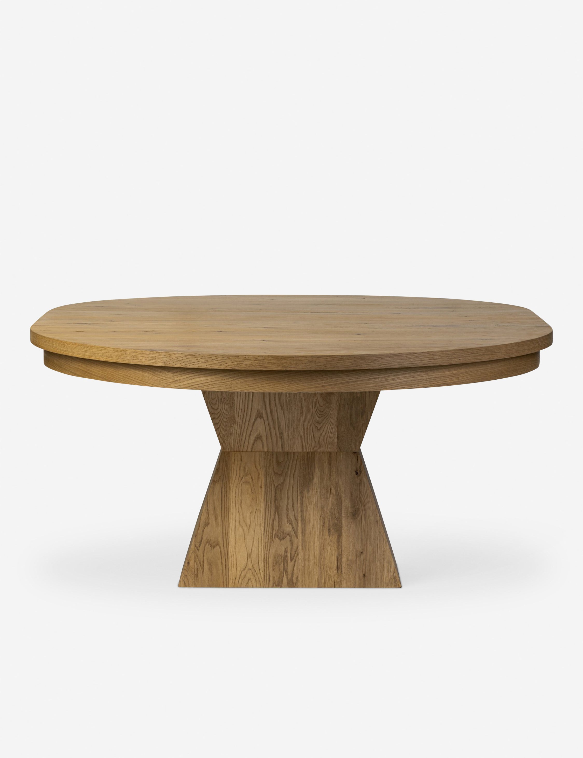 Hermoza Extendable Round Dining Table