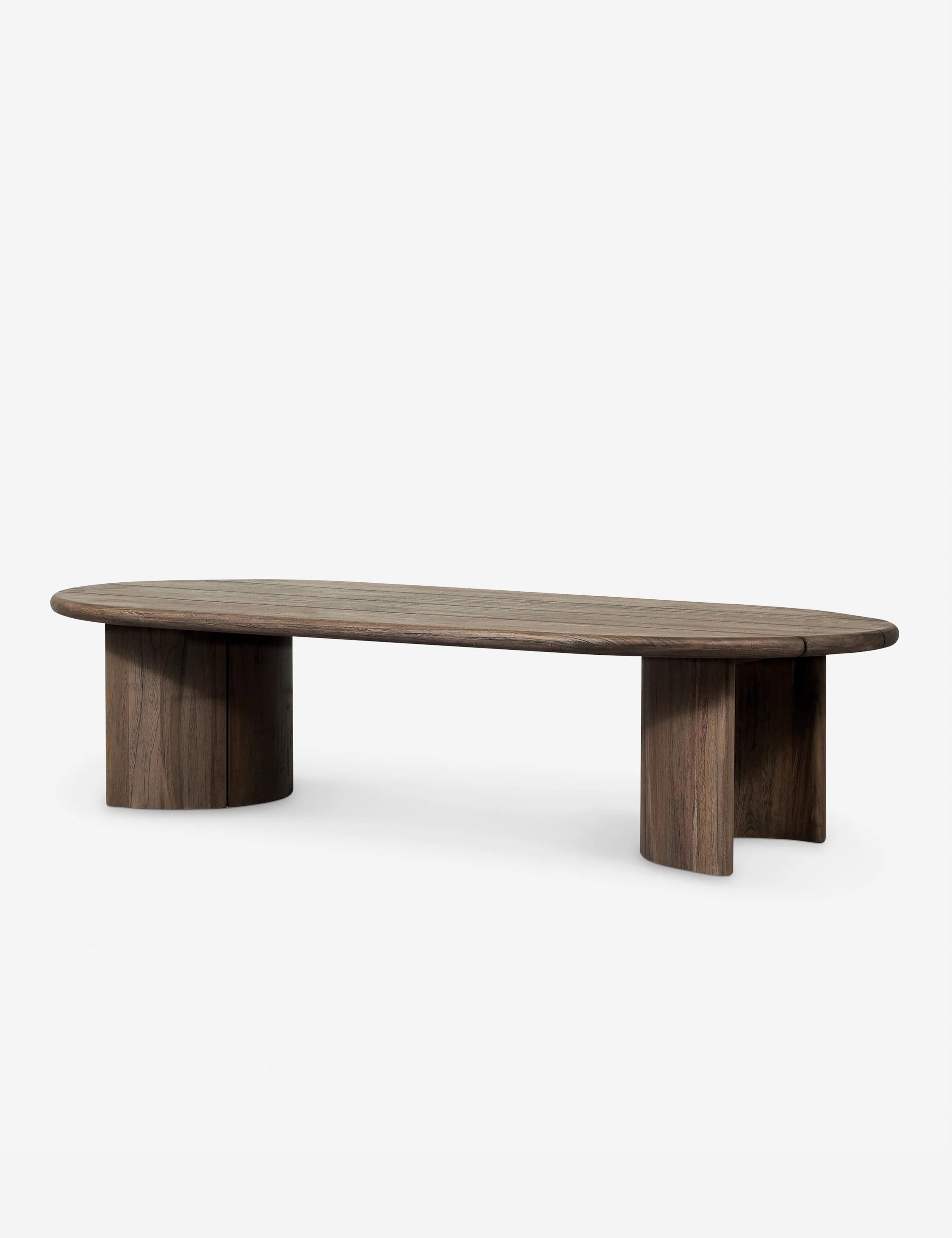 Gilda Outdoor Oval Coffee Table