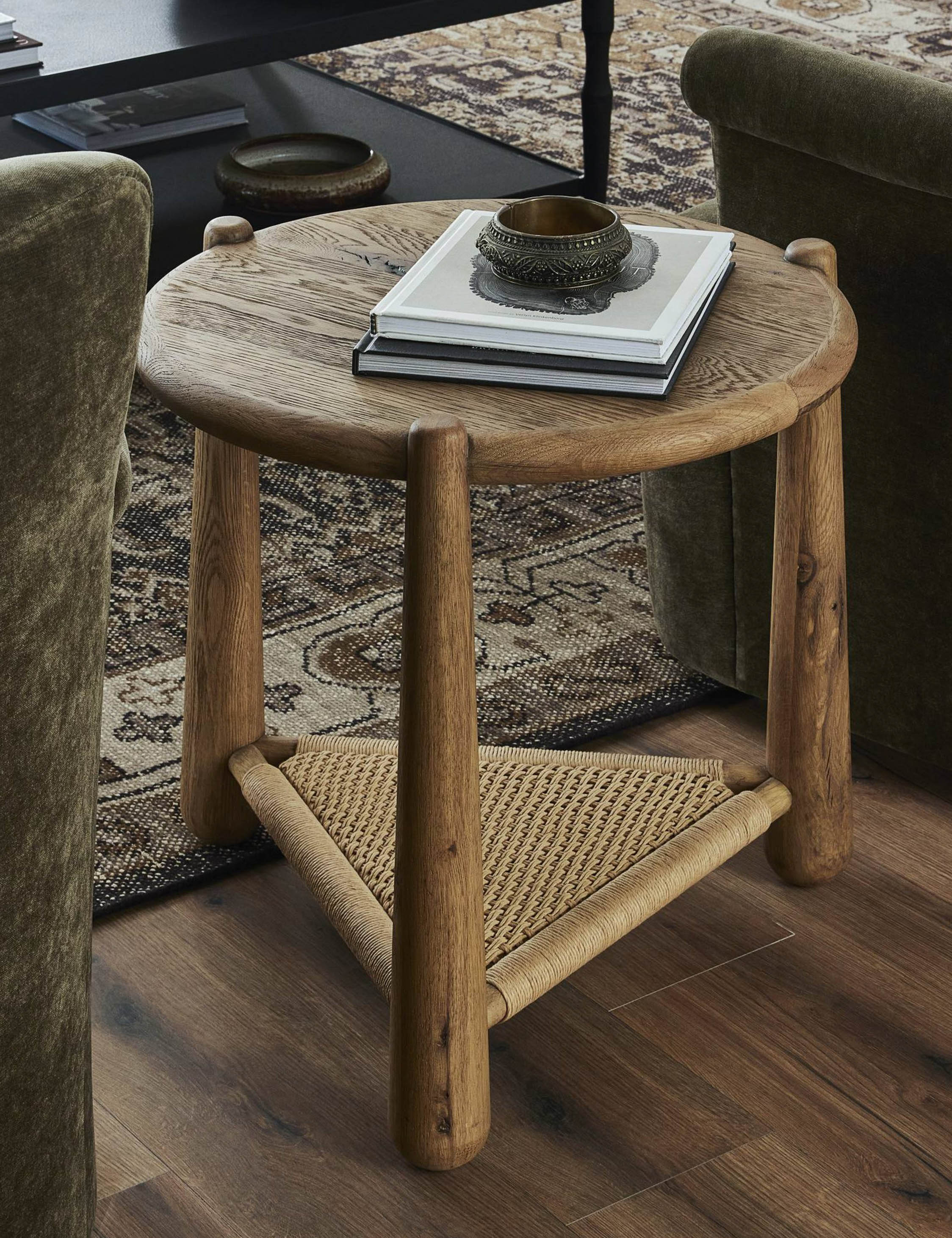 Salvador Round Side Table by Amber Lewis x Four Hands