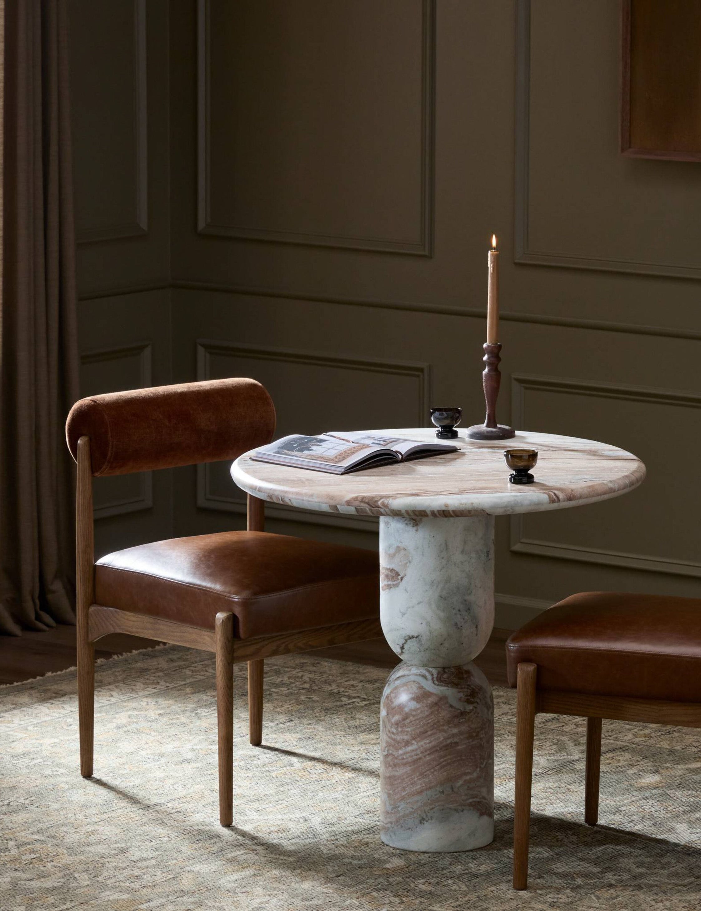 Figueroa Round Dining Table by Amber Lewis x Four Hands