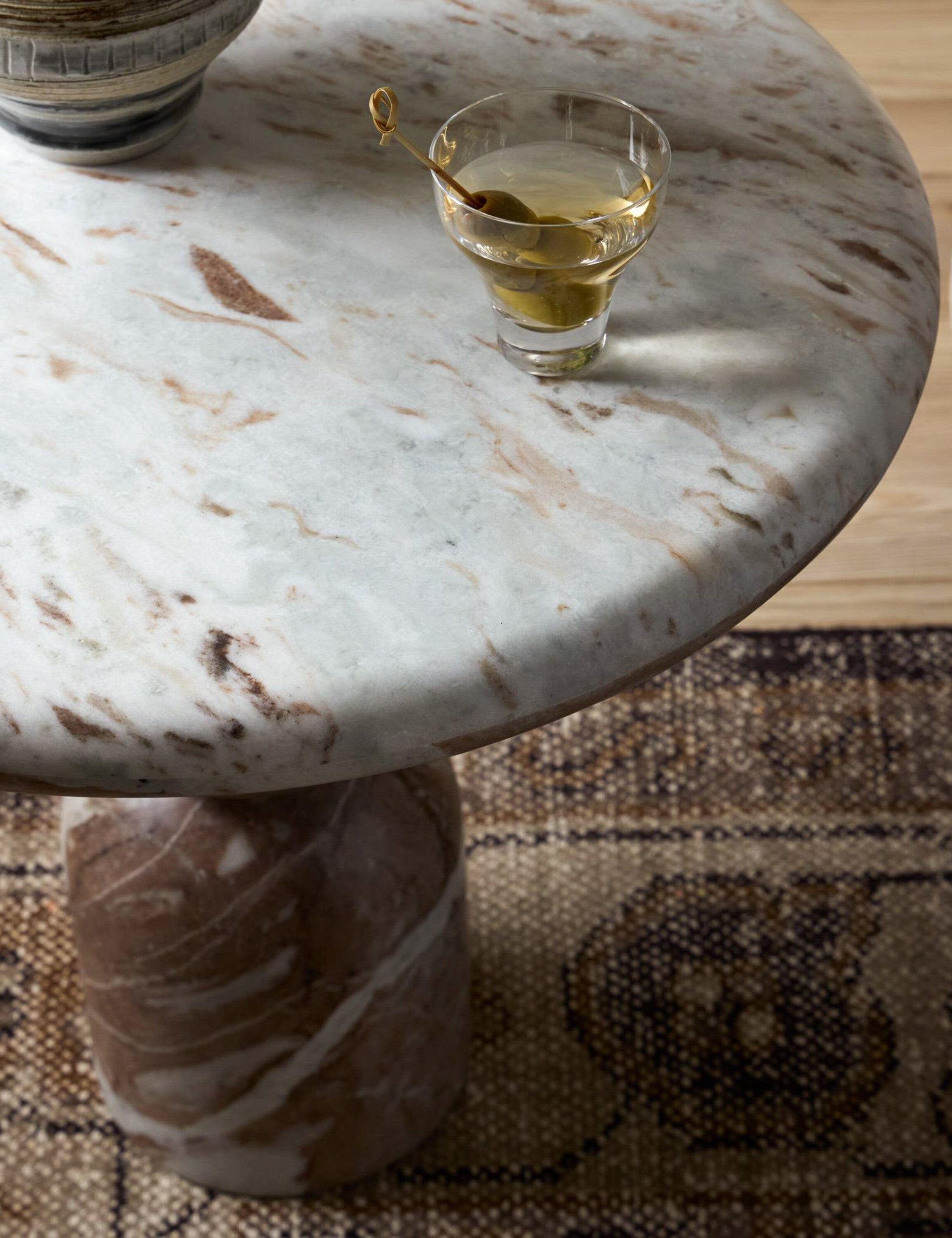 Figueroa Round Side Table by Amber Lewis x Four Hands