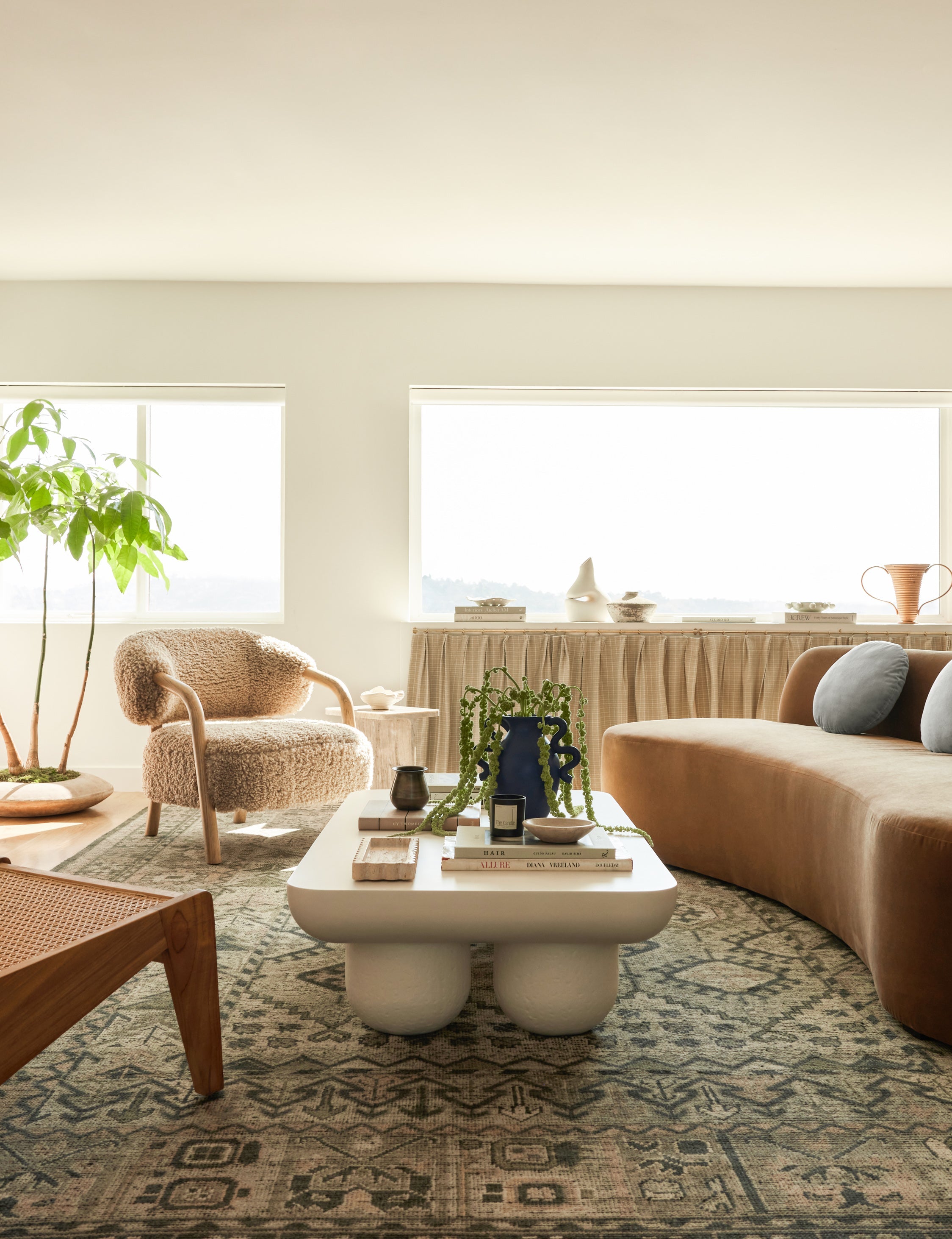 Clouded Rectangle Coffee Table by Sarah Sherman Samuel