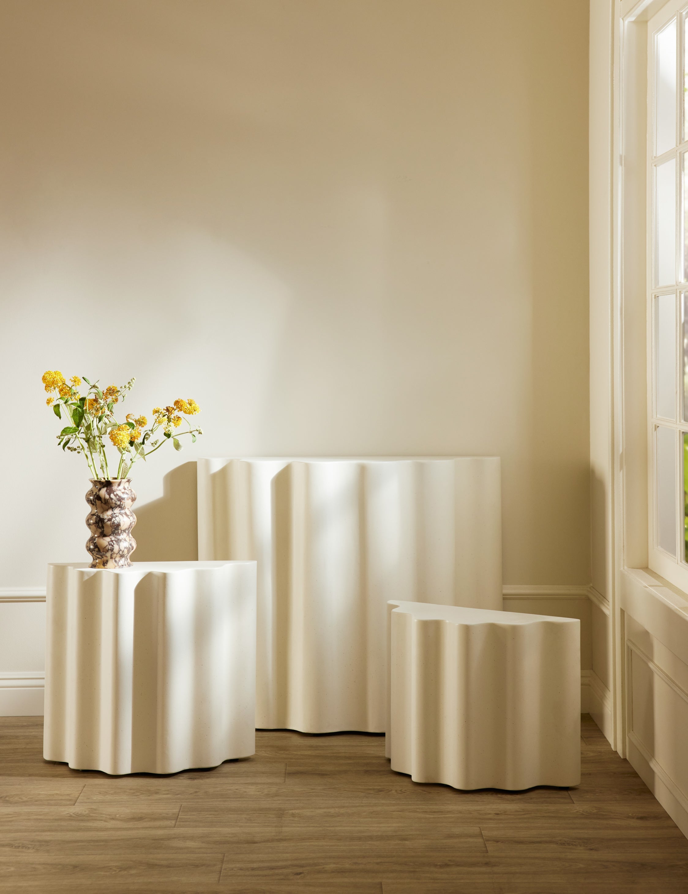 Lune Indoor / Outdoor Side Table by Lolly Lolly Ceramics