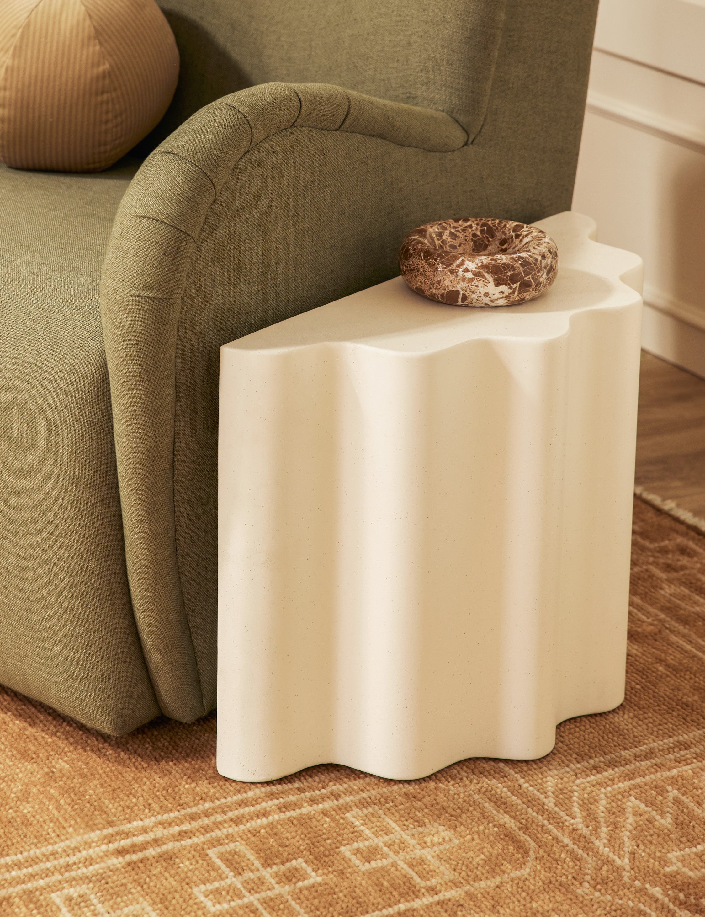 Lune Indoor / Outdoor Side Table by Lolly Lolly Ceramics