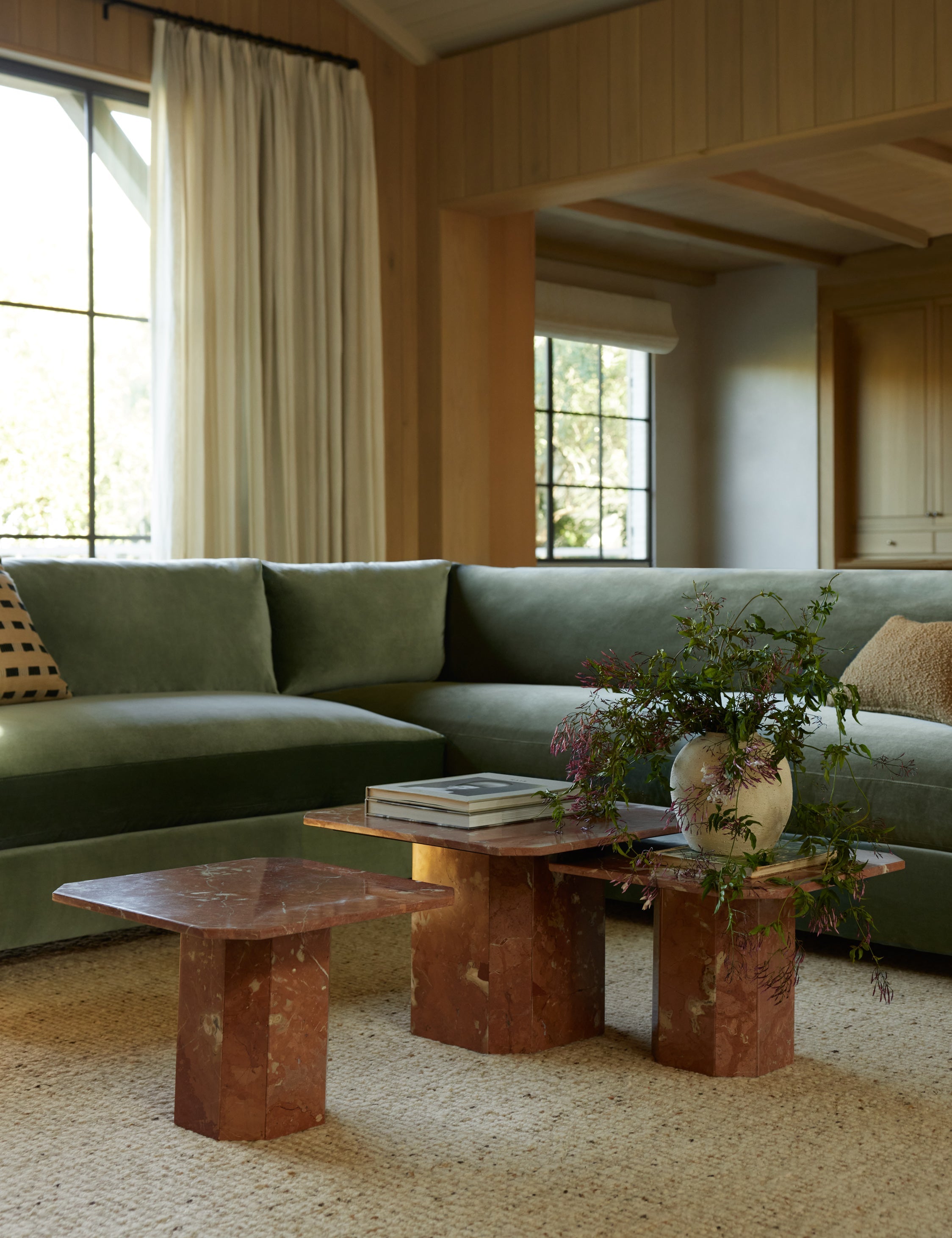 Linari Marble Nesting Coffee Table (Set of 3)