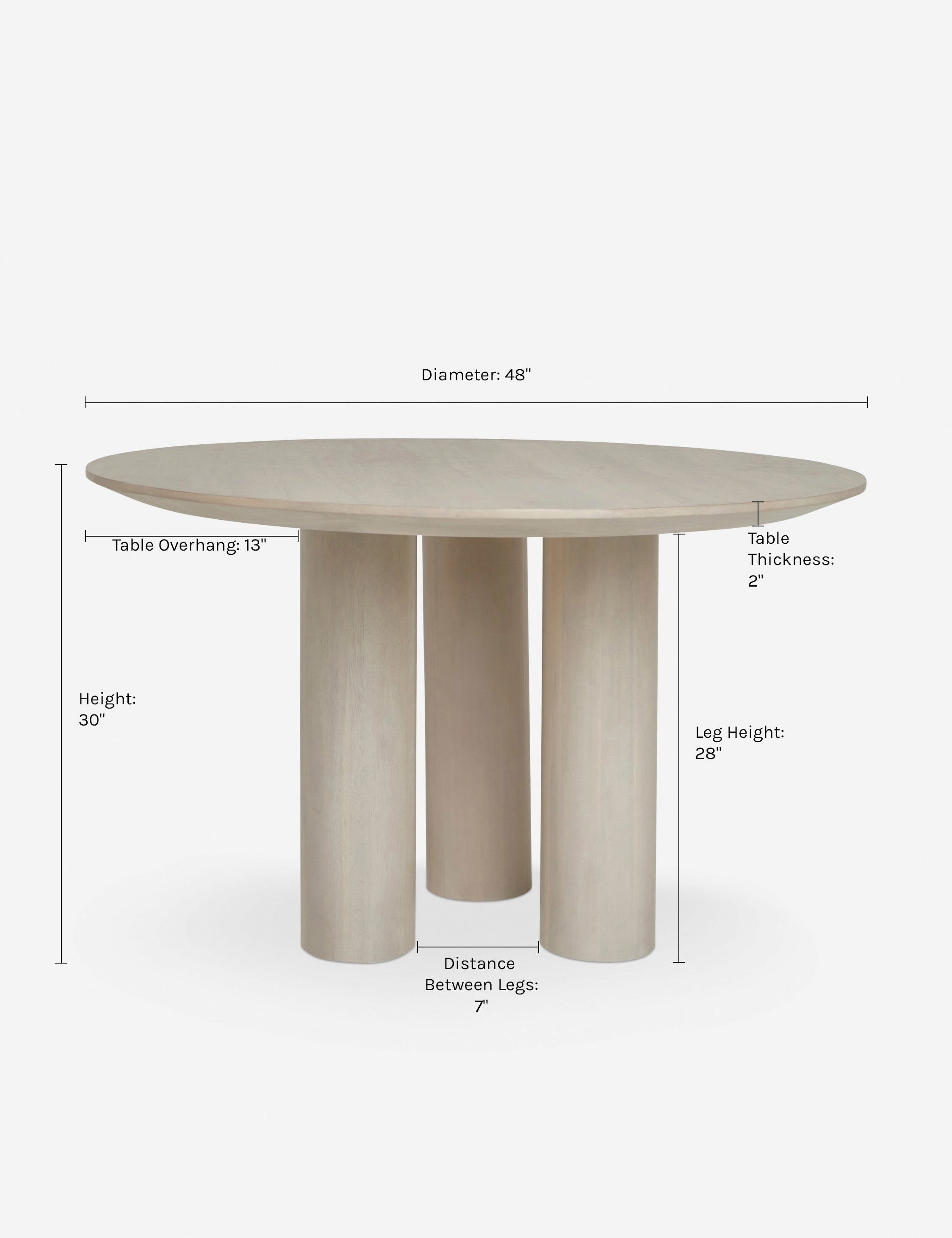 Mojave Round Dining Table