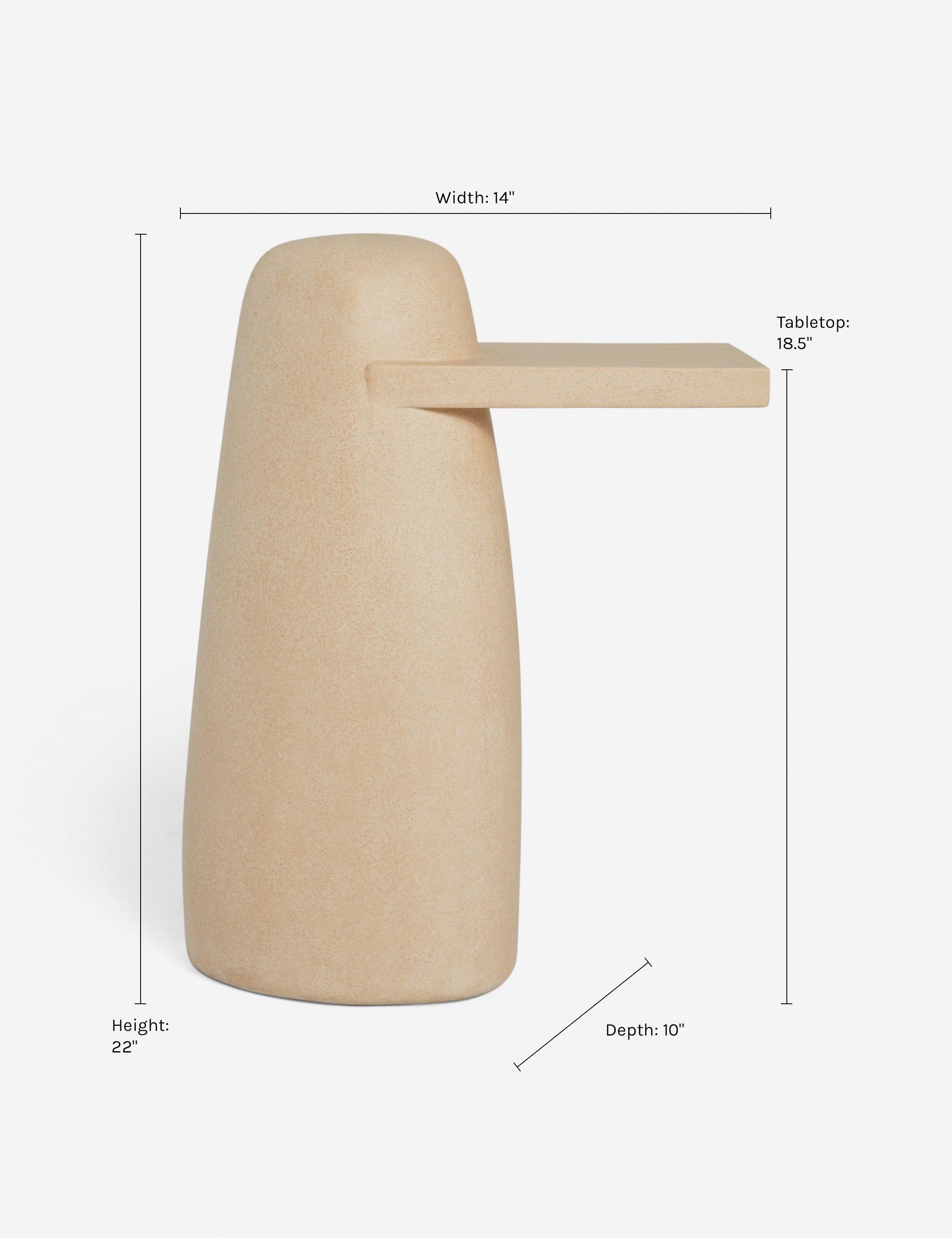 Quarry Side Table by Sarah Sherman Samuel