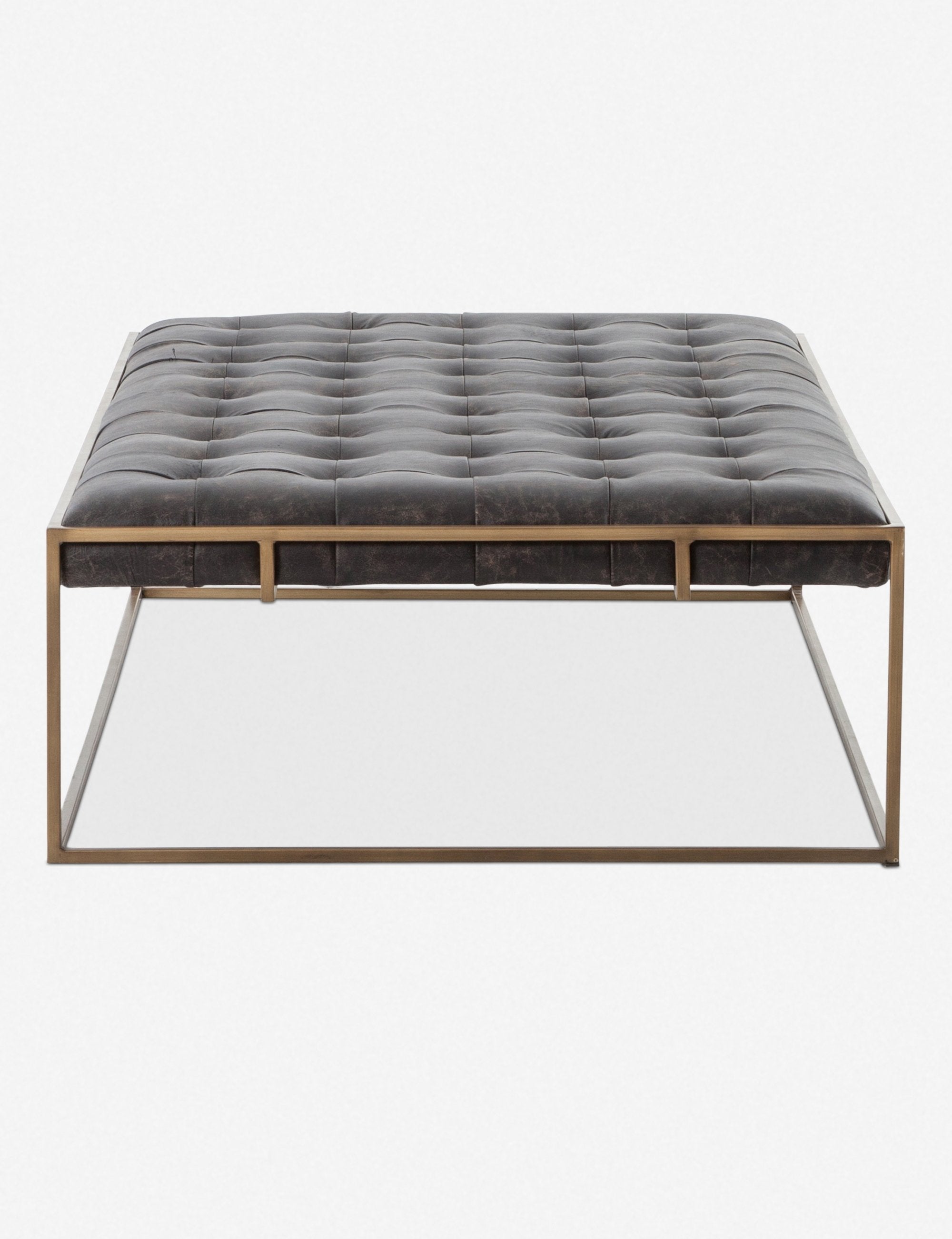 Olwina Leather Coffee Table