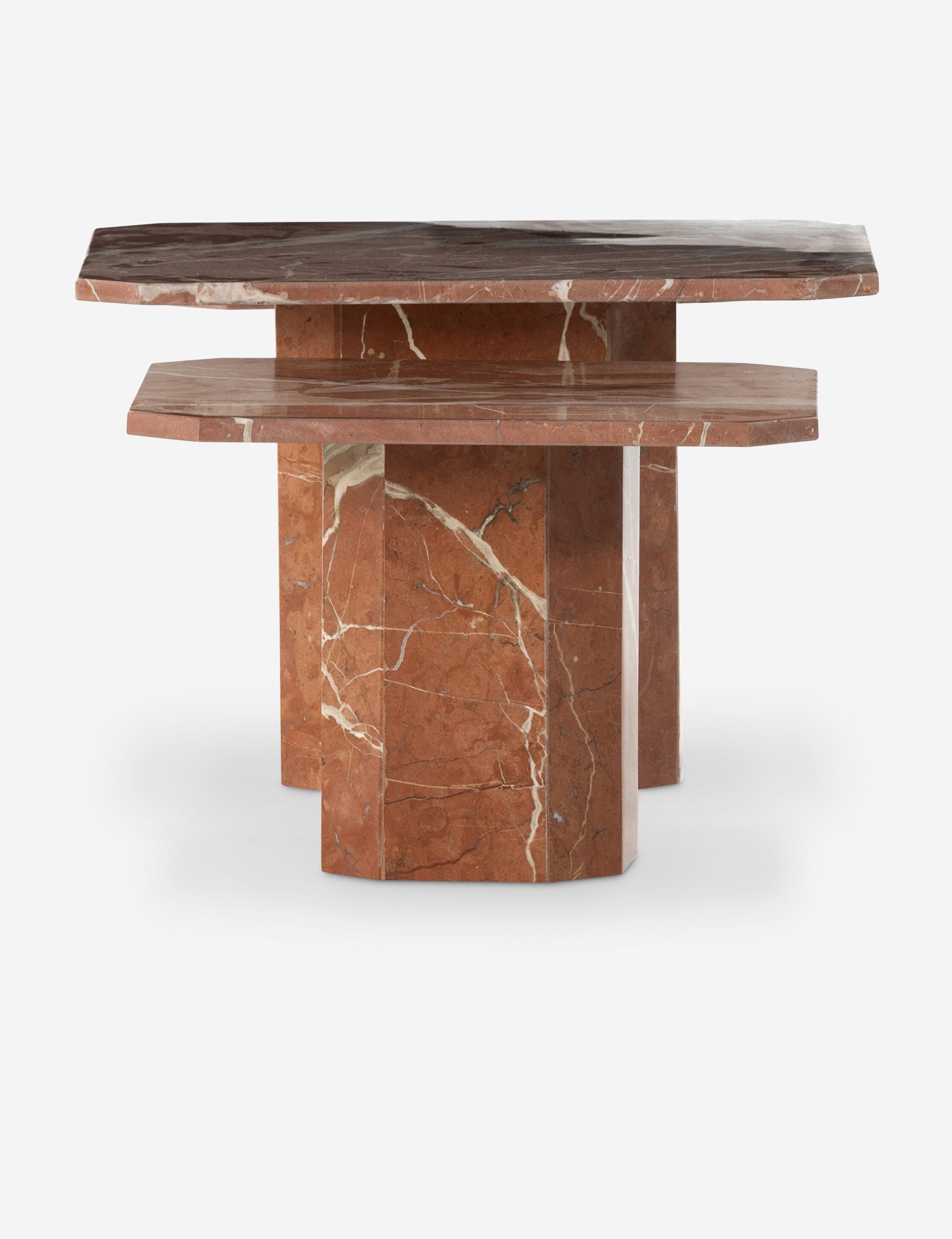 Linari Marble Nesting Coffee Table (Set of 3)