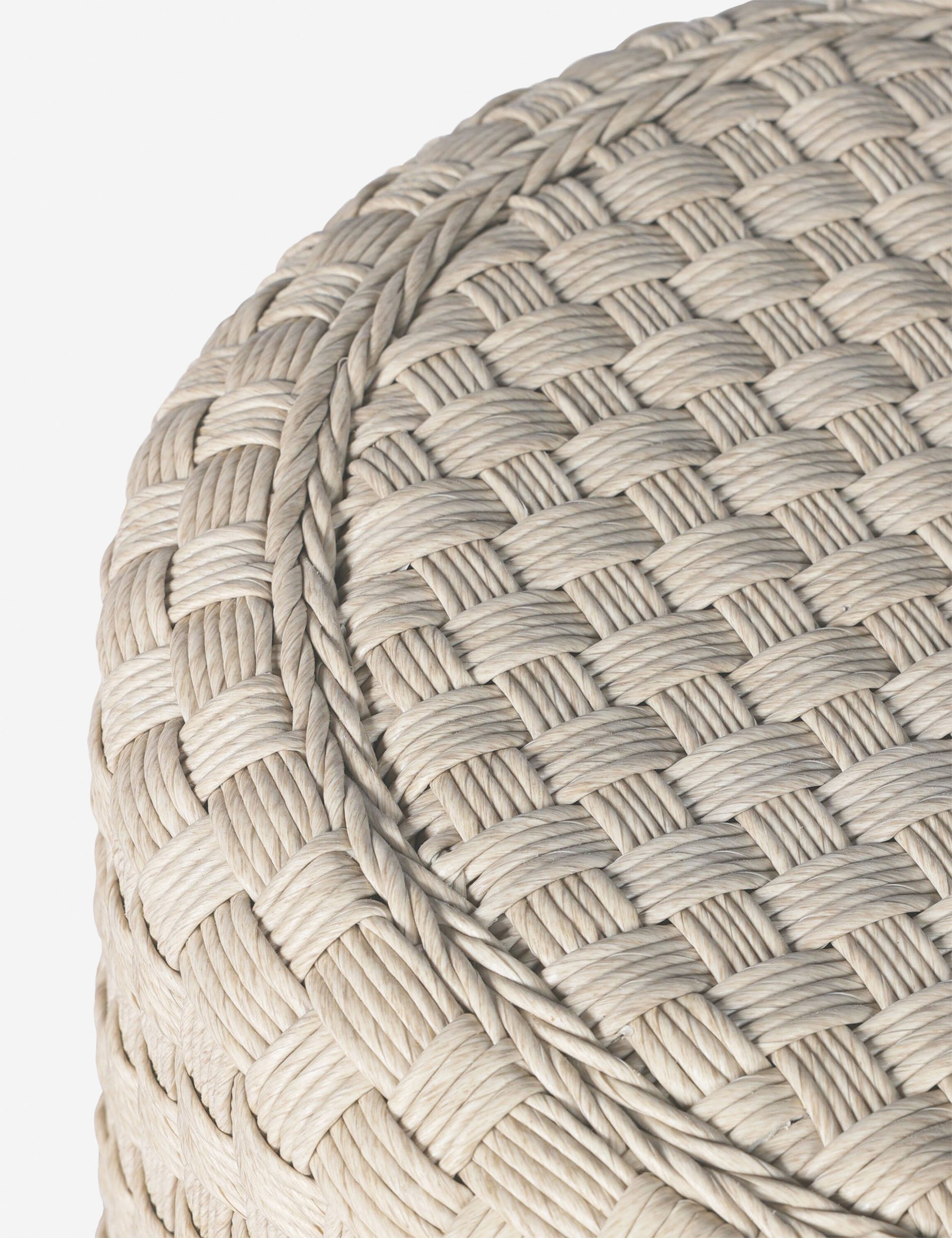 Venetia Indoor / Outdoor Round Side Table by Amber Lewis x Four Hands