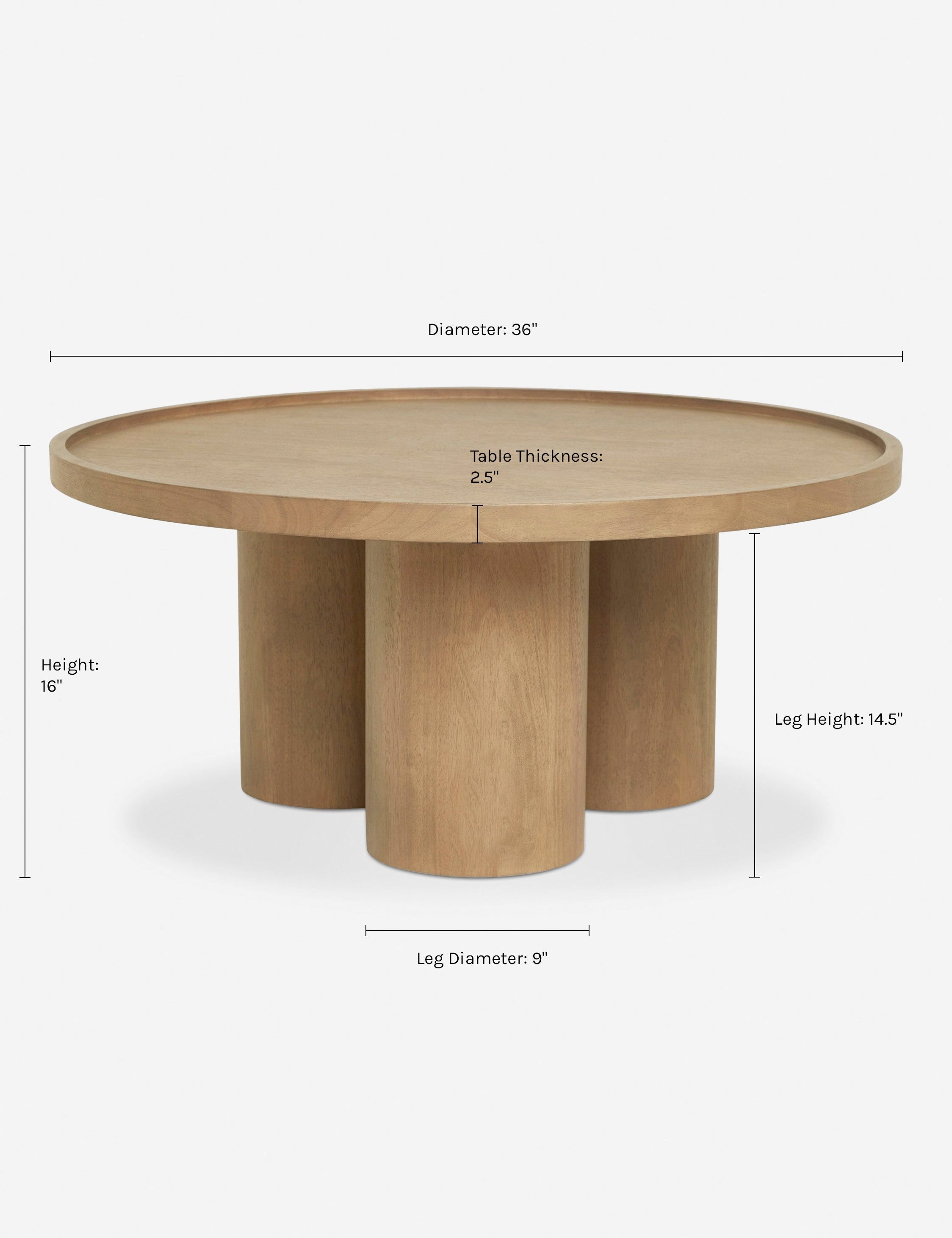 Delta Round Coffee Table