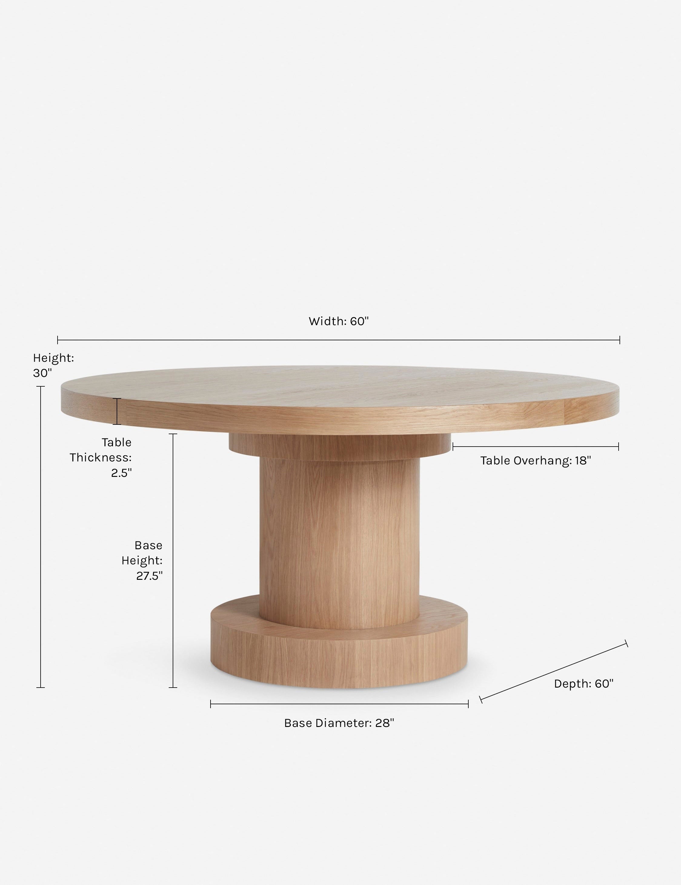 Karine Round Dining Table