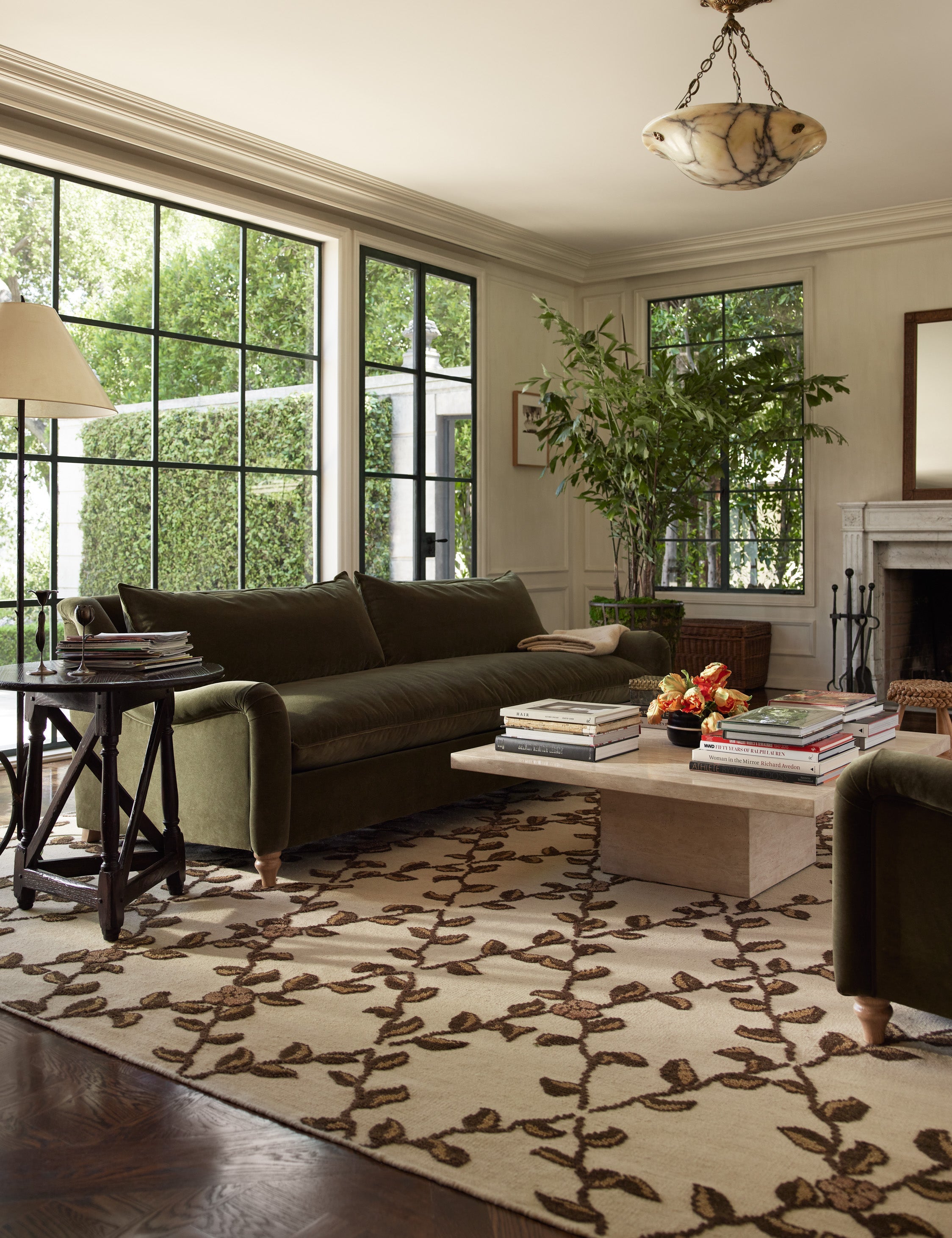 Mars Travertine Coffee Table