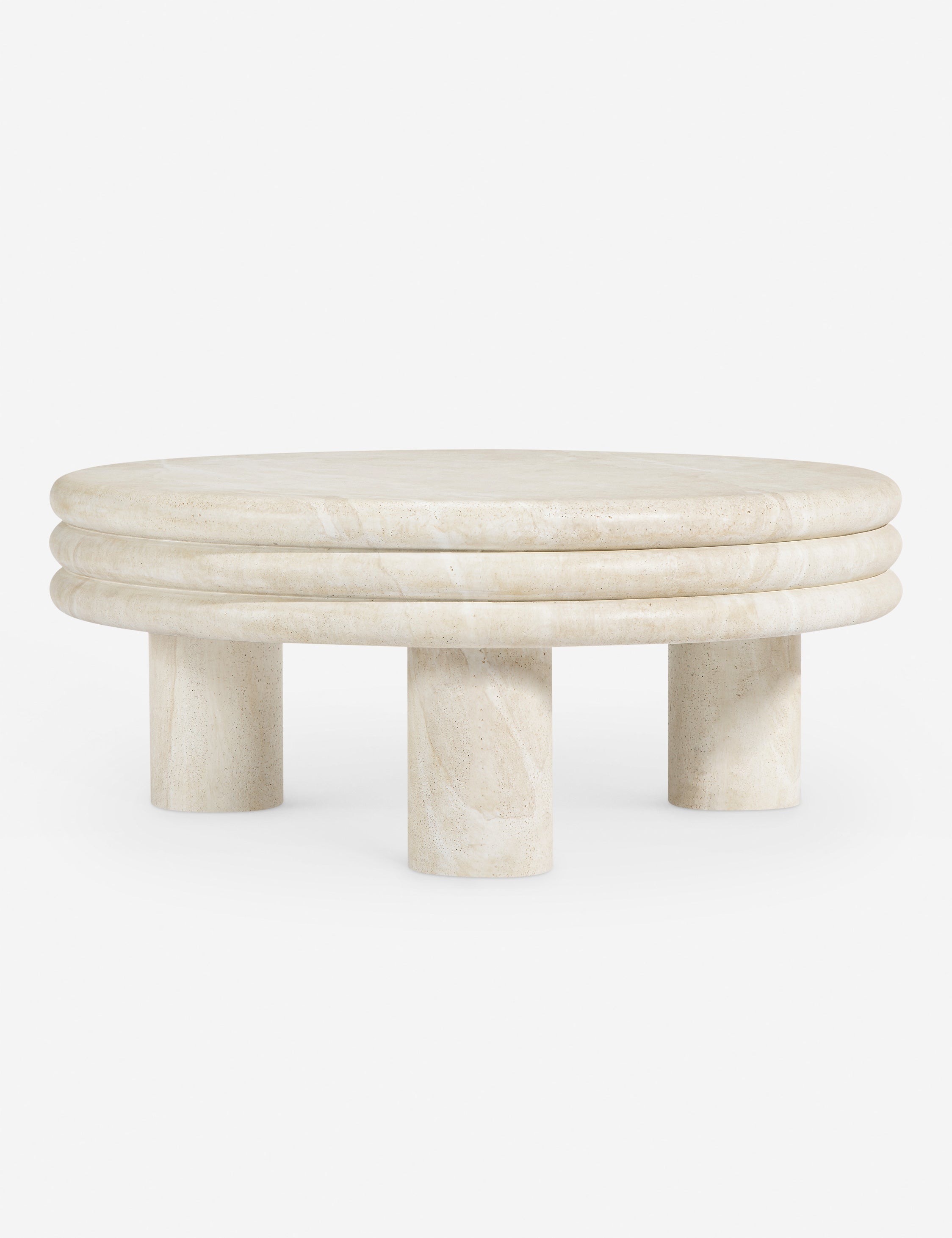 Brittny Round Coffee Table by Button Atelier x Co.House Designs