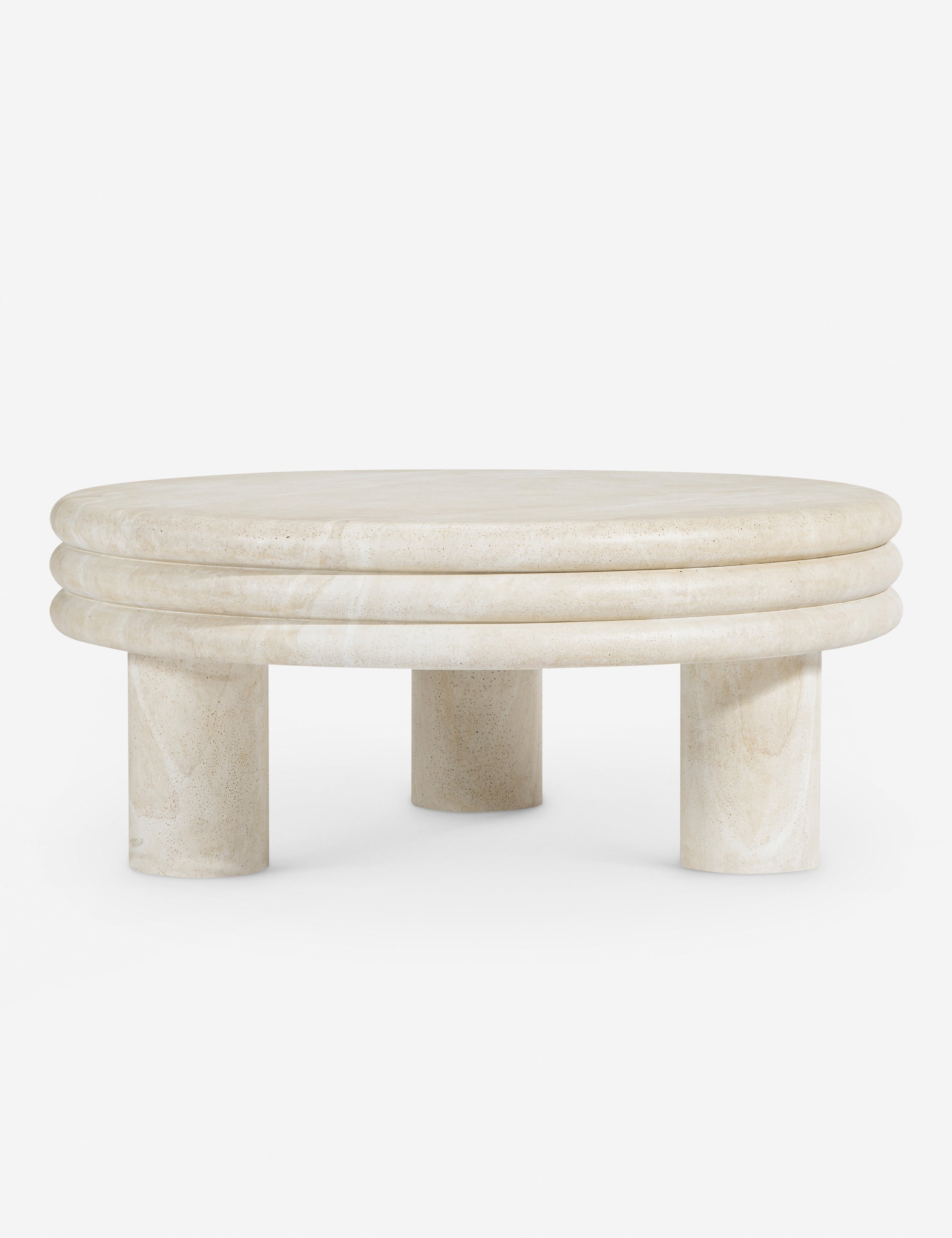 Brittny Round Coffee Table by Button Atelier x Co.House Designs