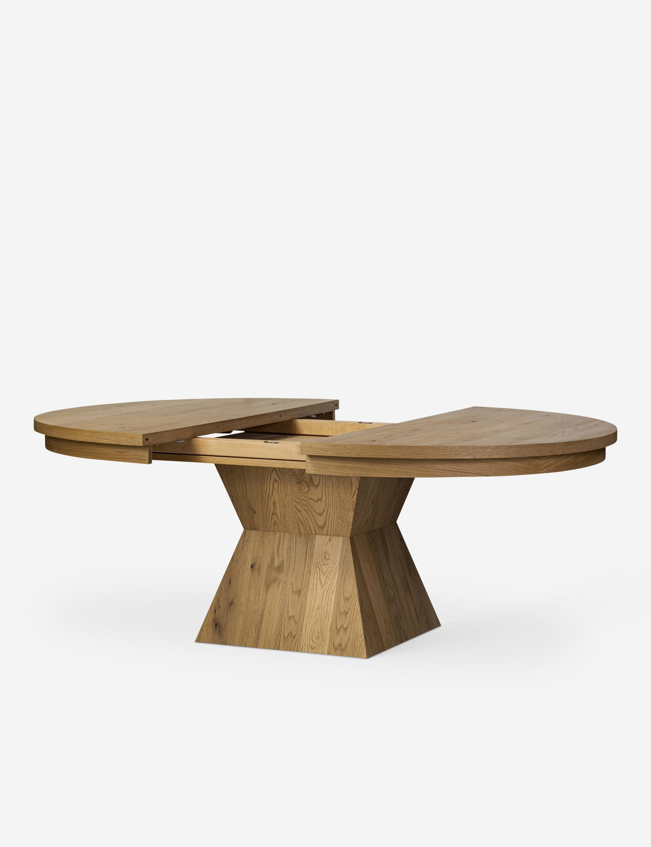 Hermoza Extendable Round Dining Table