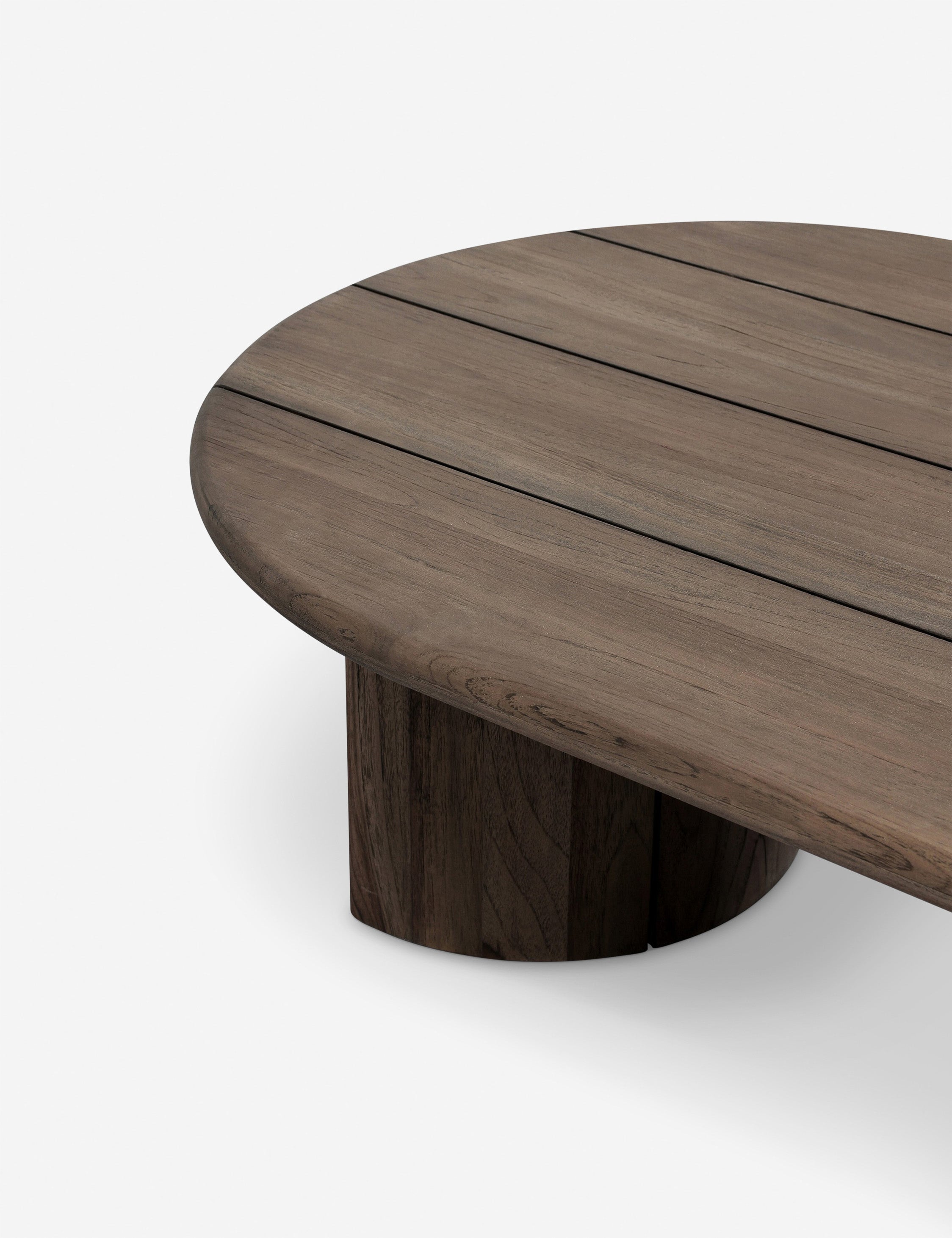 Gilda Outdoor Oval Coffee Table