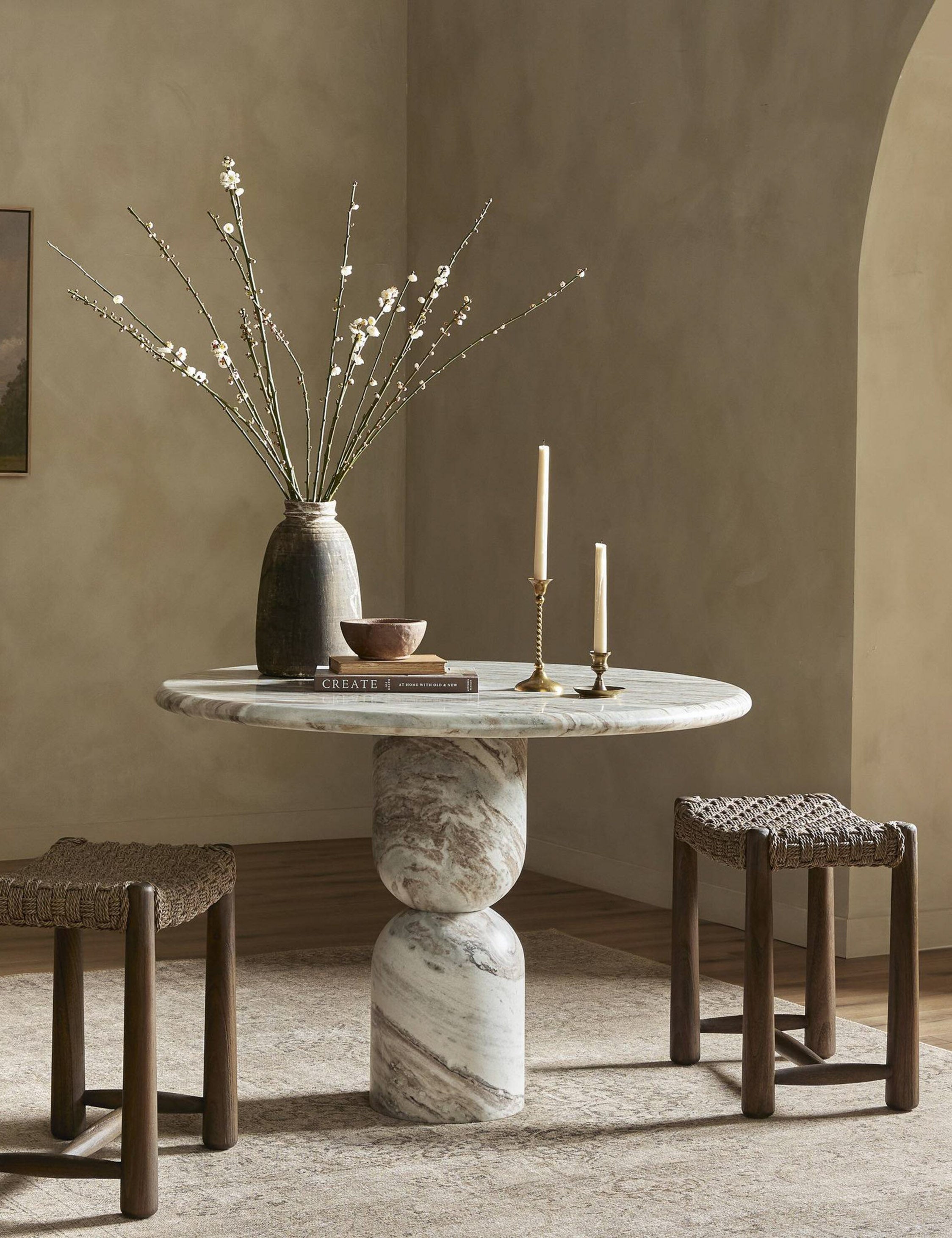 Figueroa Round Dining Table by Amber Lewis x Four Hands