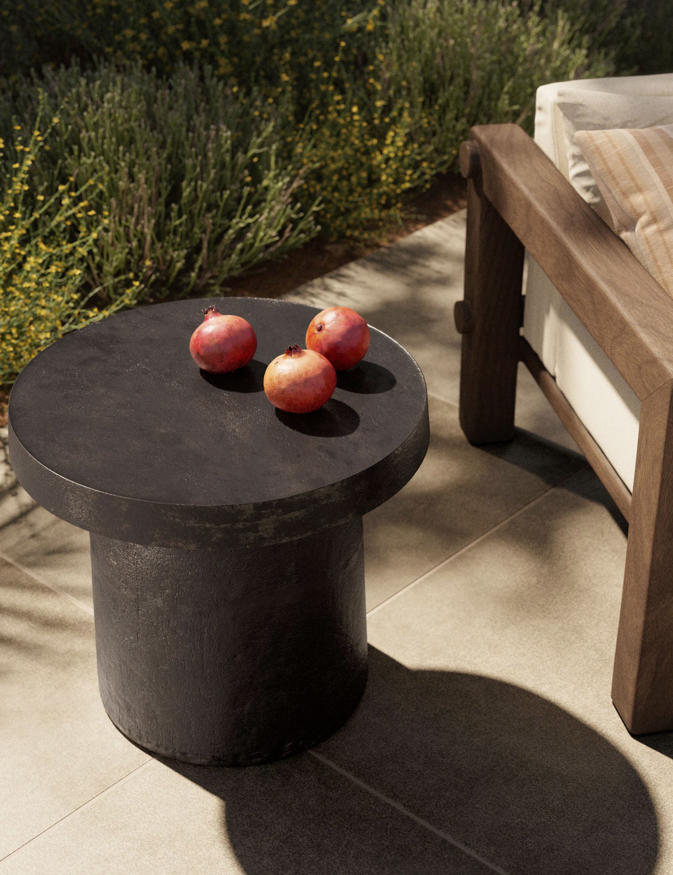 Paz Indoor / Outdoor Round Side Table by Amber Lewis x Four Hands
