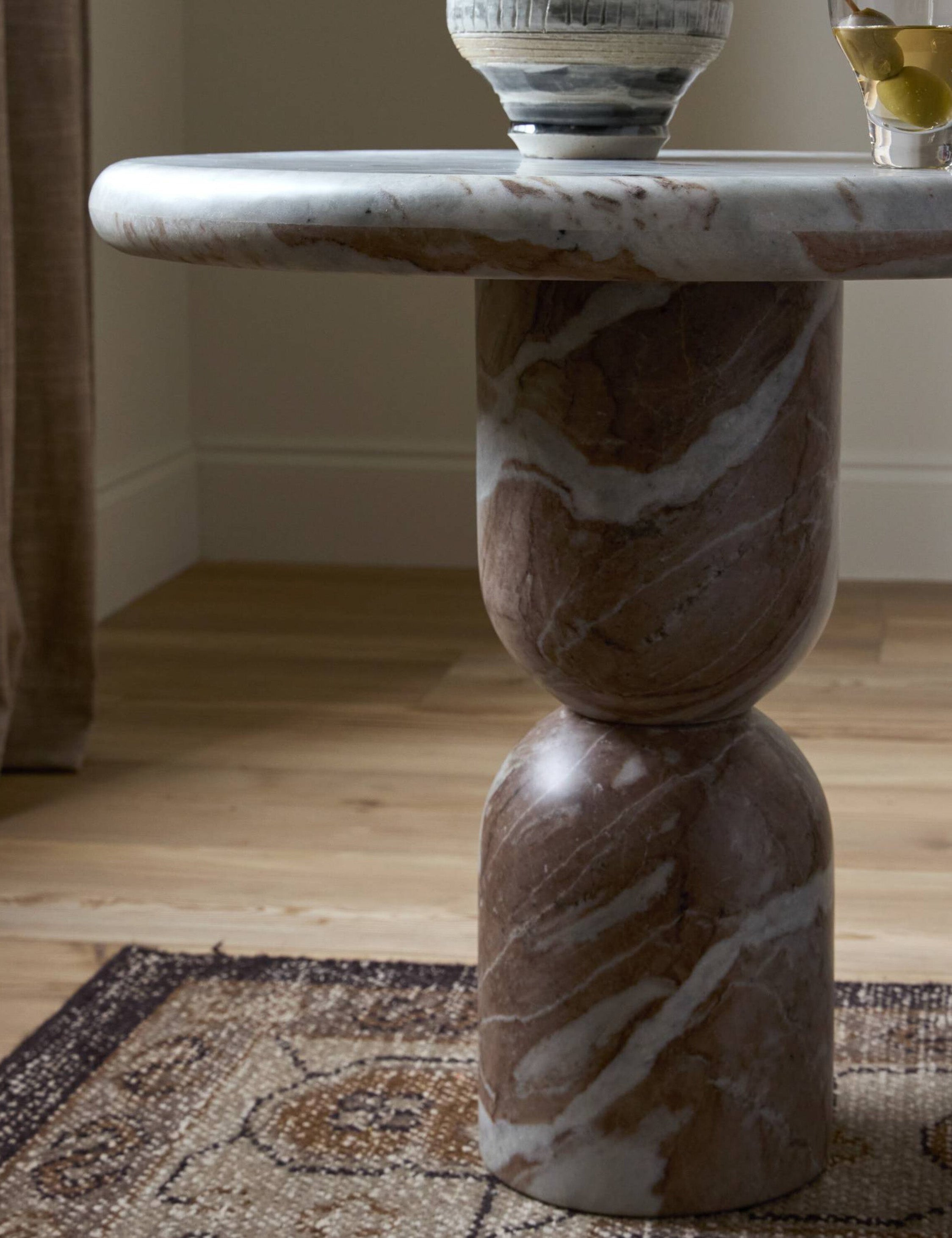 Figueroa Round Side Table by Amber Lewis x Four Hands