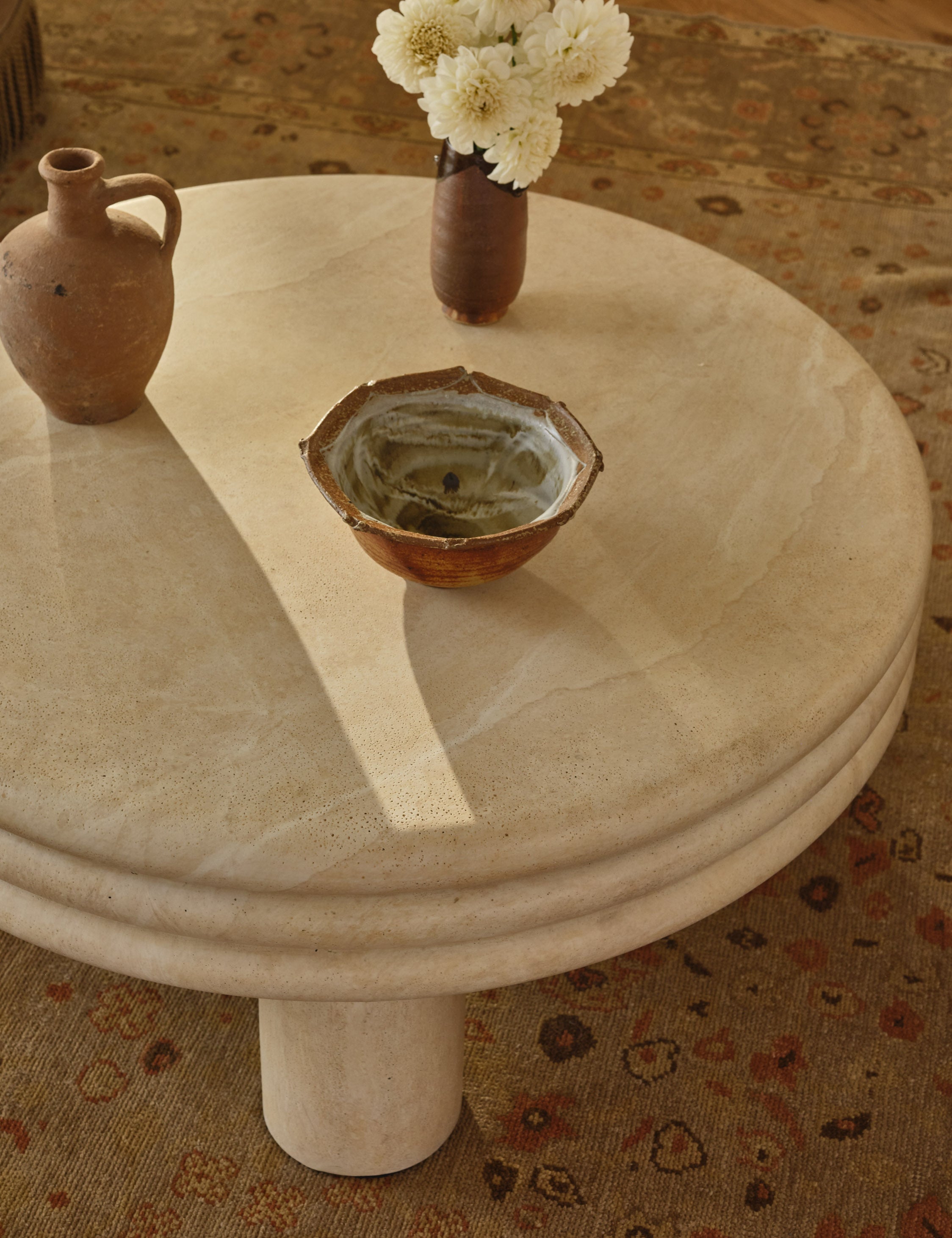 Brittny Round Coffee Table by Button Atelier x Co.House Designs