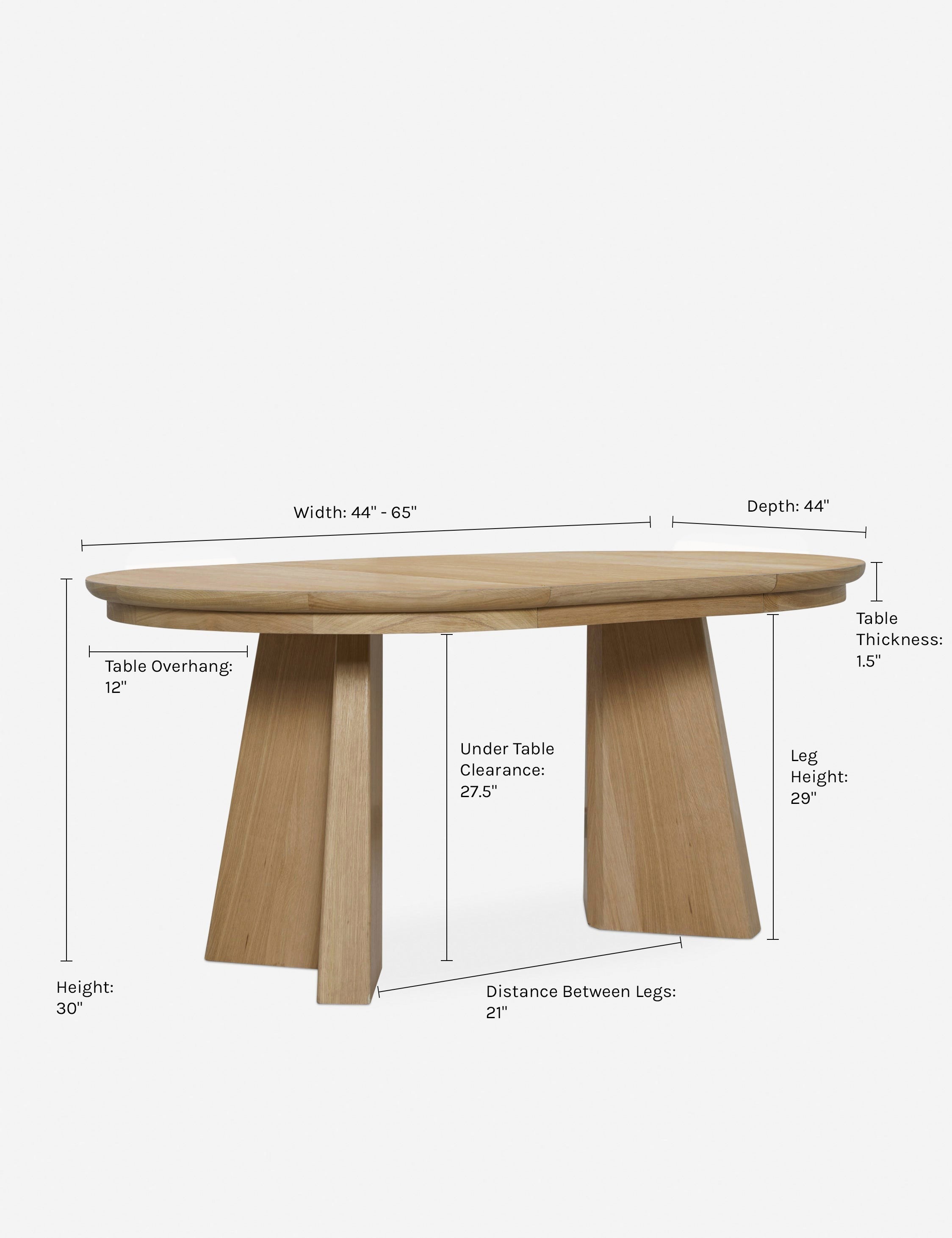 Nycola Extendable Oval Dining Table