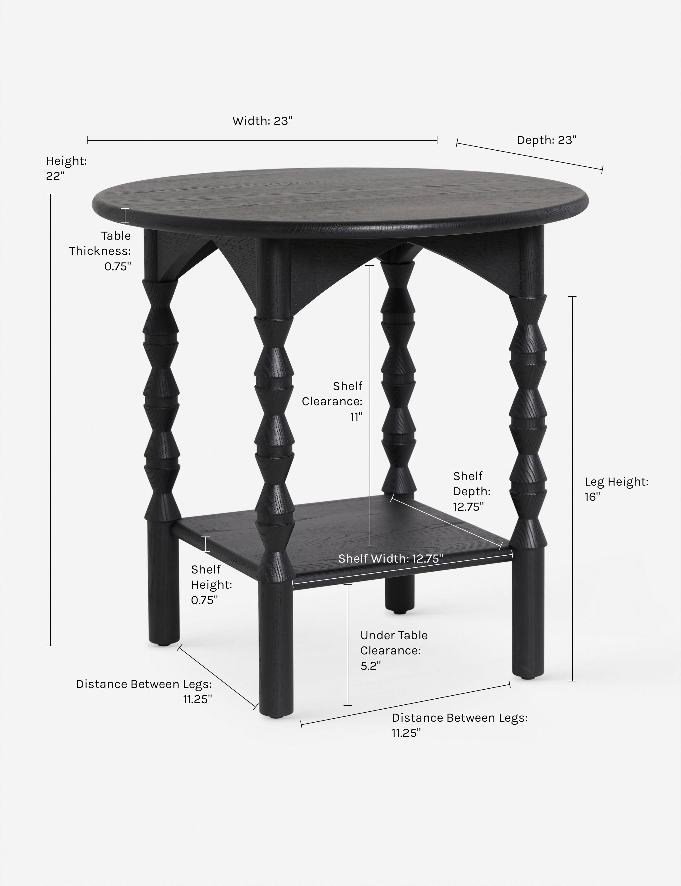 Topia Round Side Table by Ginny Macdonald