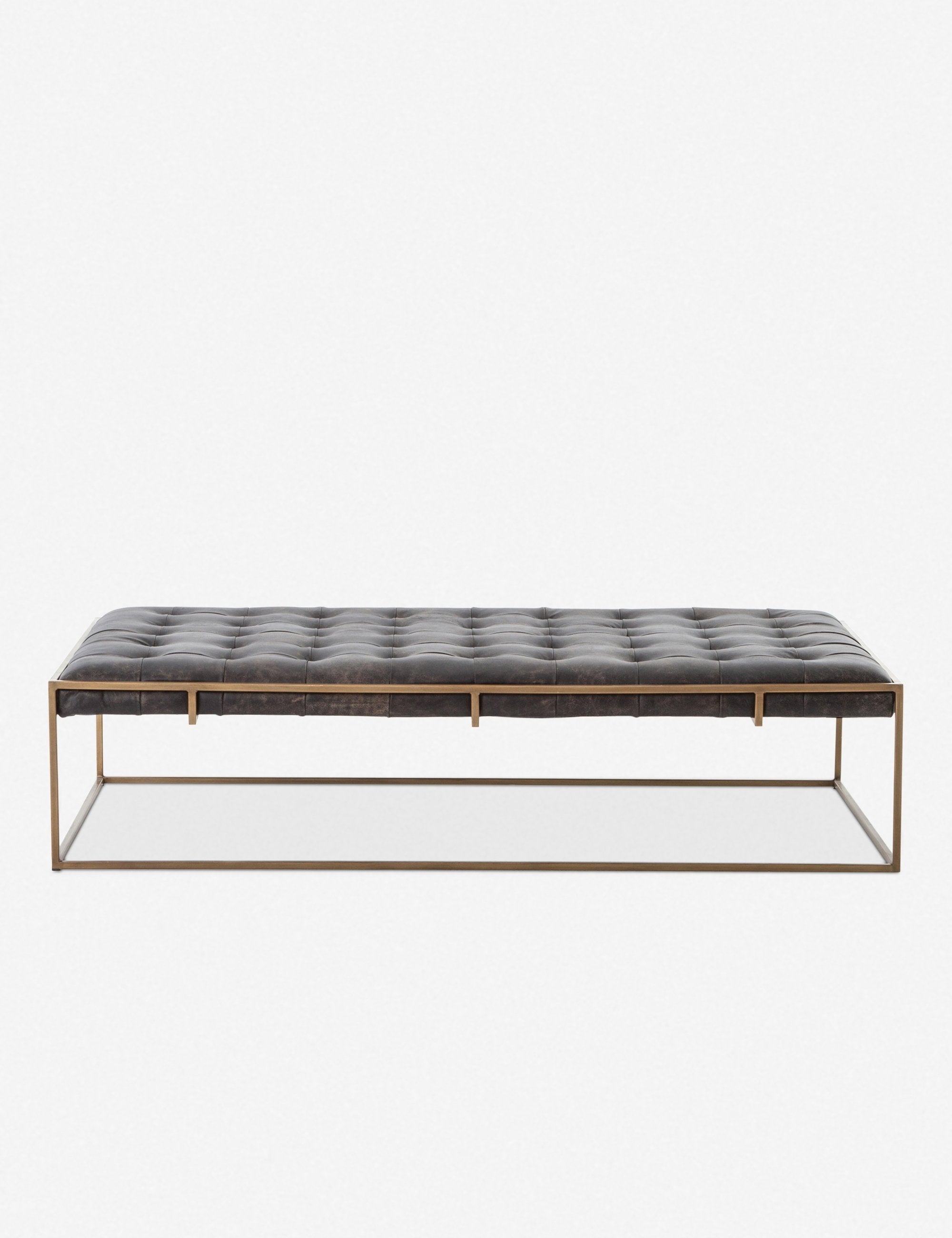 Olwina Leather Coffee Table