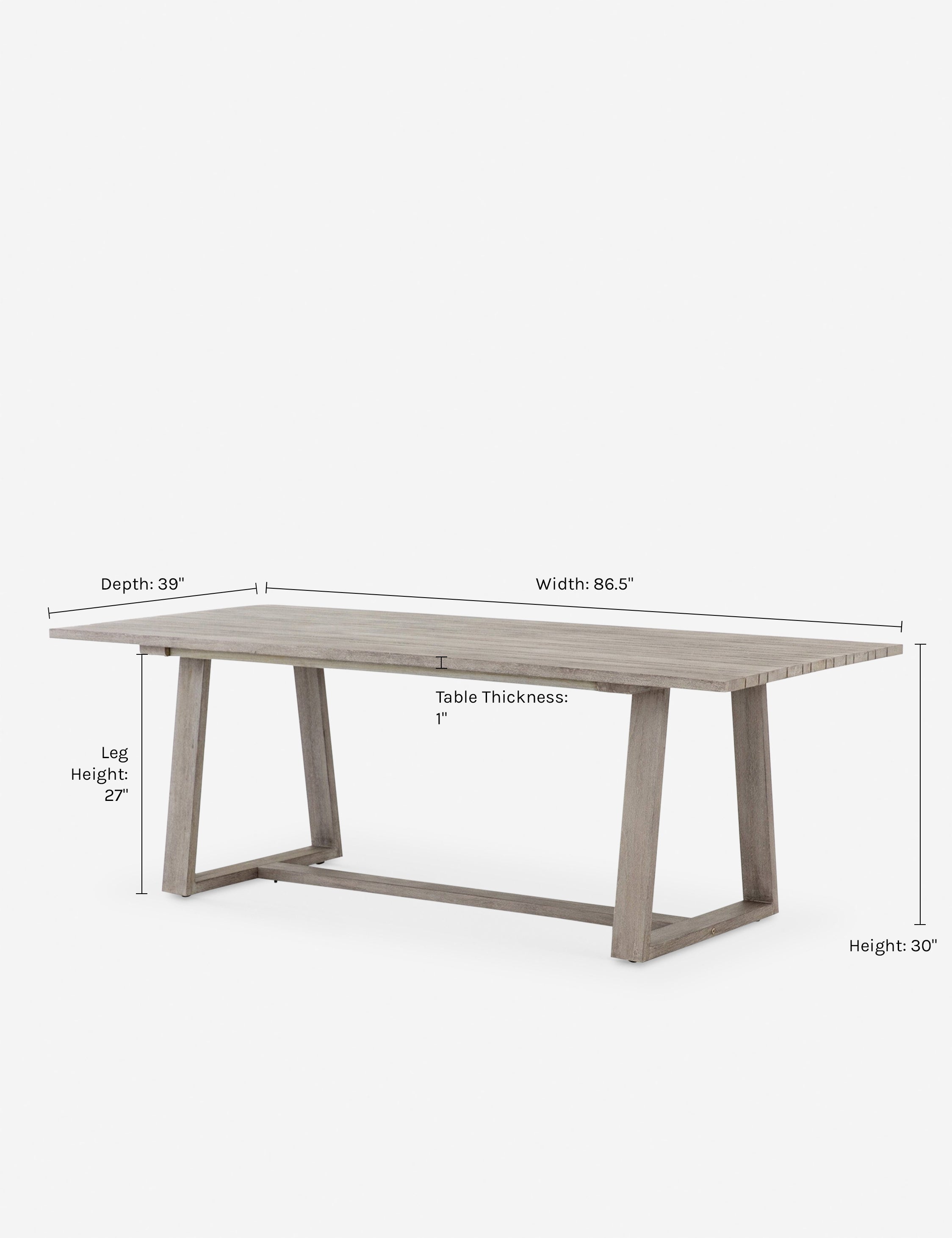 Tika Indoor / Outdoor Dining Table
